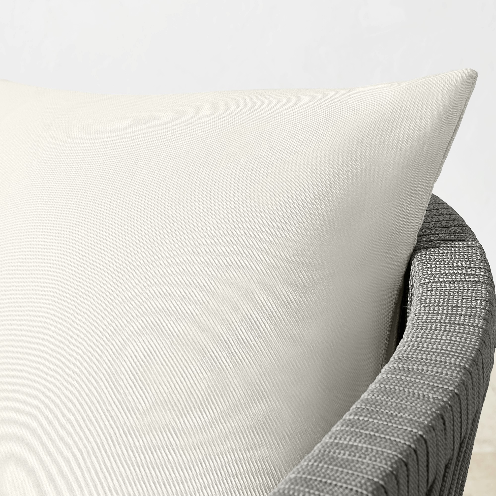 Pasadena Outdoor Metal and Rope Swivel Chair