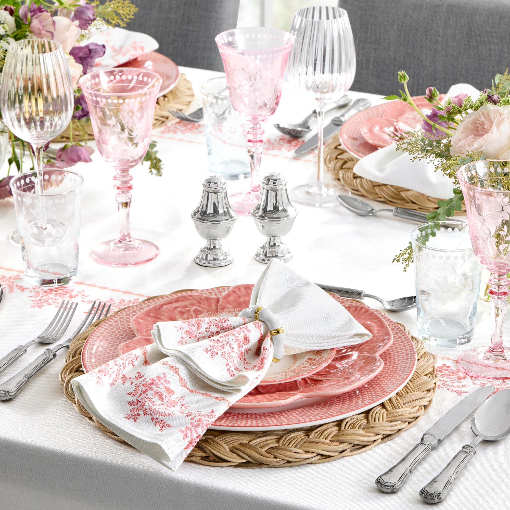 English Floral Tablecloth