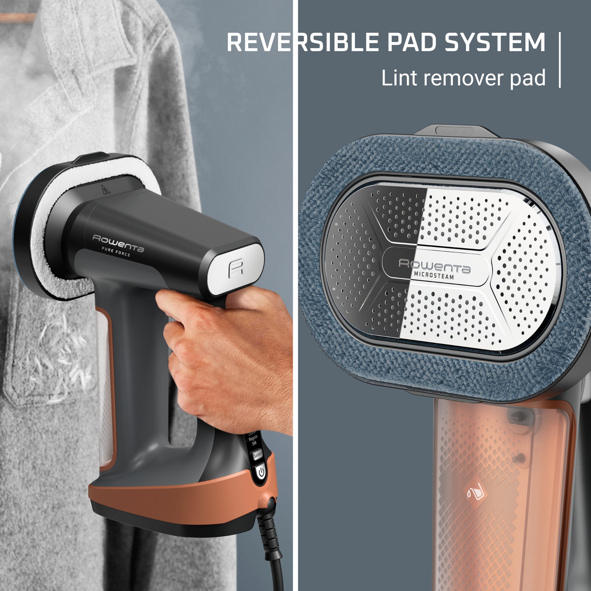 Rowenta Pure Force 3-in-1 Steamer & Iron DR8855UI