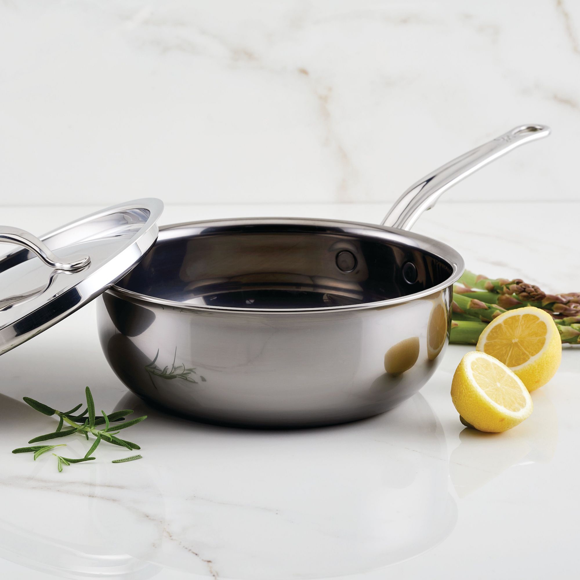 Hestan NanoBond® Titanium Stainless-Steel Saucier, 2-Qt.