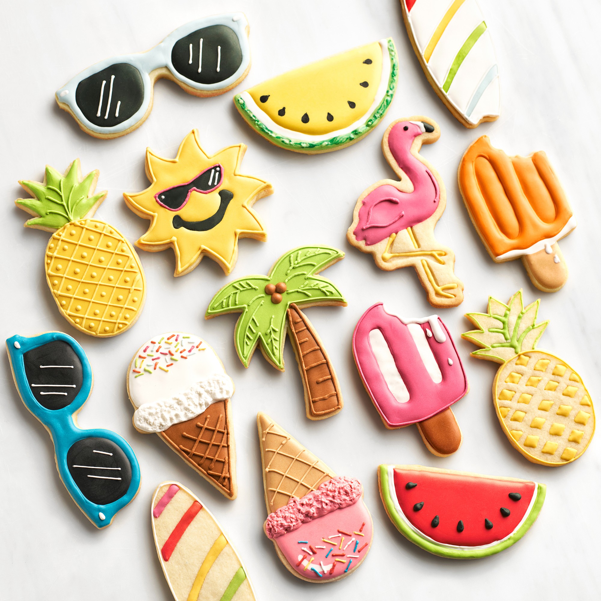 Williams Sonoma Fun & Sun Impression Cookie Cutters, 24-Piece Set