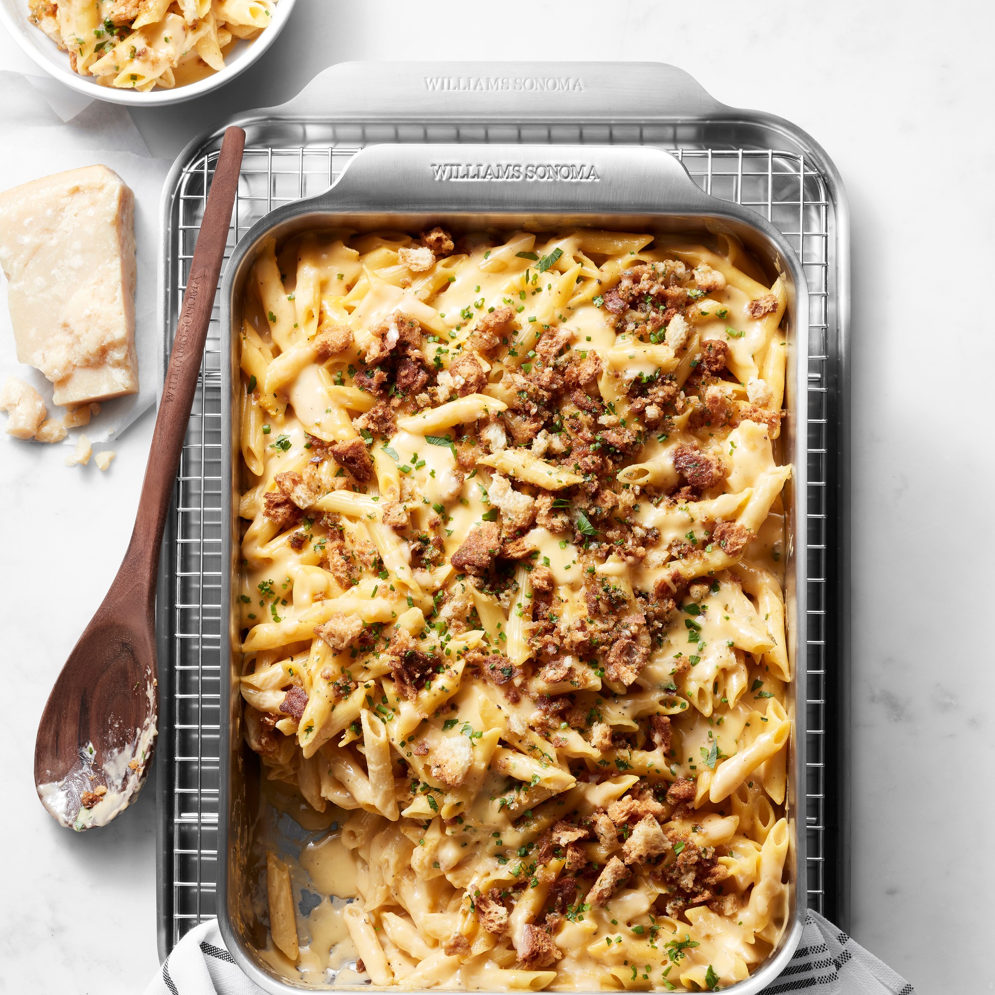 Williams Sonoma Signature Thermo-Clad™ Stainless-Steel Ovenware Half Sheet with Cooling Rack