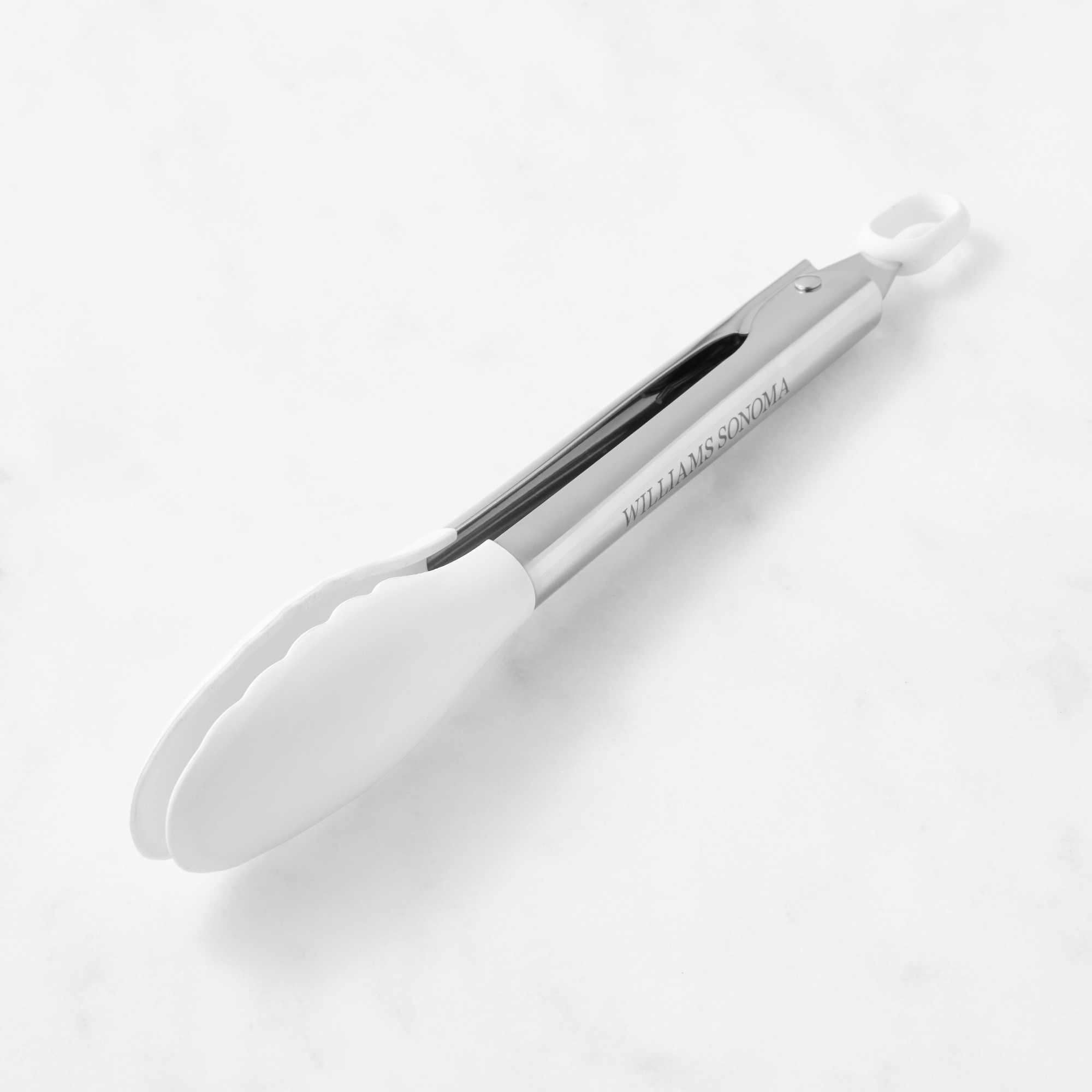 Williams Sonoma Stainless-Steel Silicone Locking Tongs