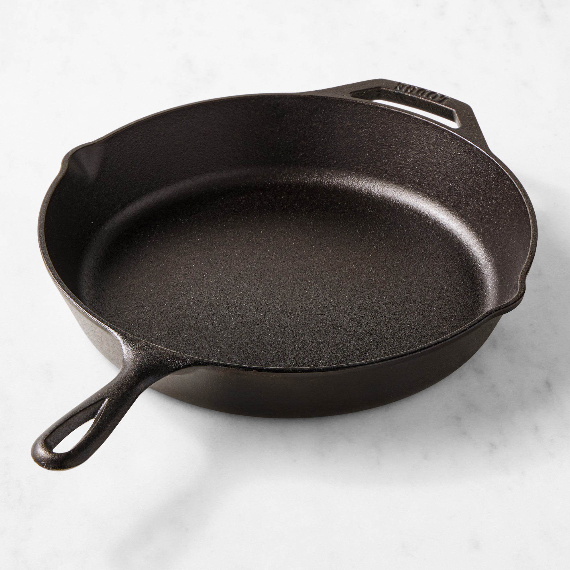 Monogrammed Lodge Seasoned Cast Iron Skillet, 12