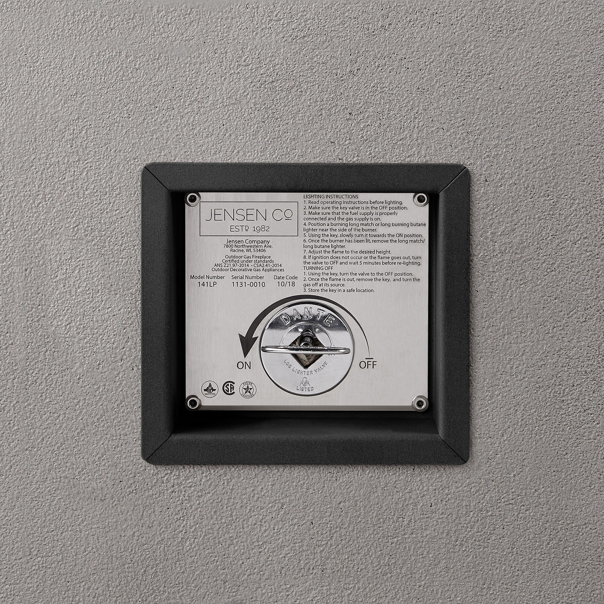 Havana Low Rectangle Fire Pit Table (60