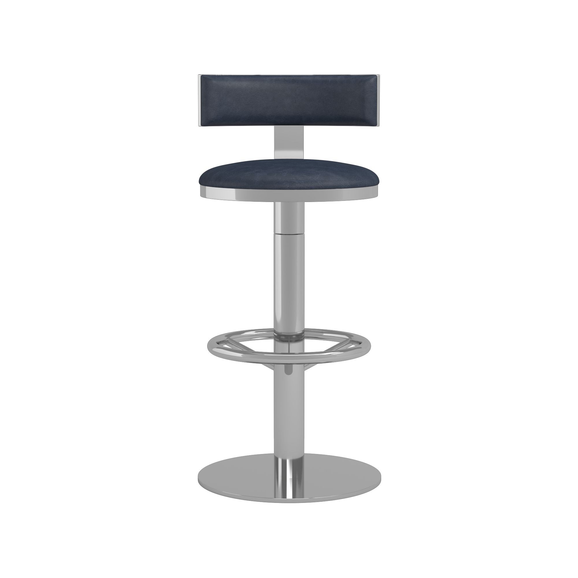 Larkin Upholstered Pedestal Counter & Bar Stool