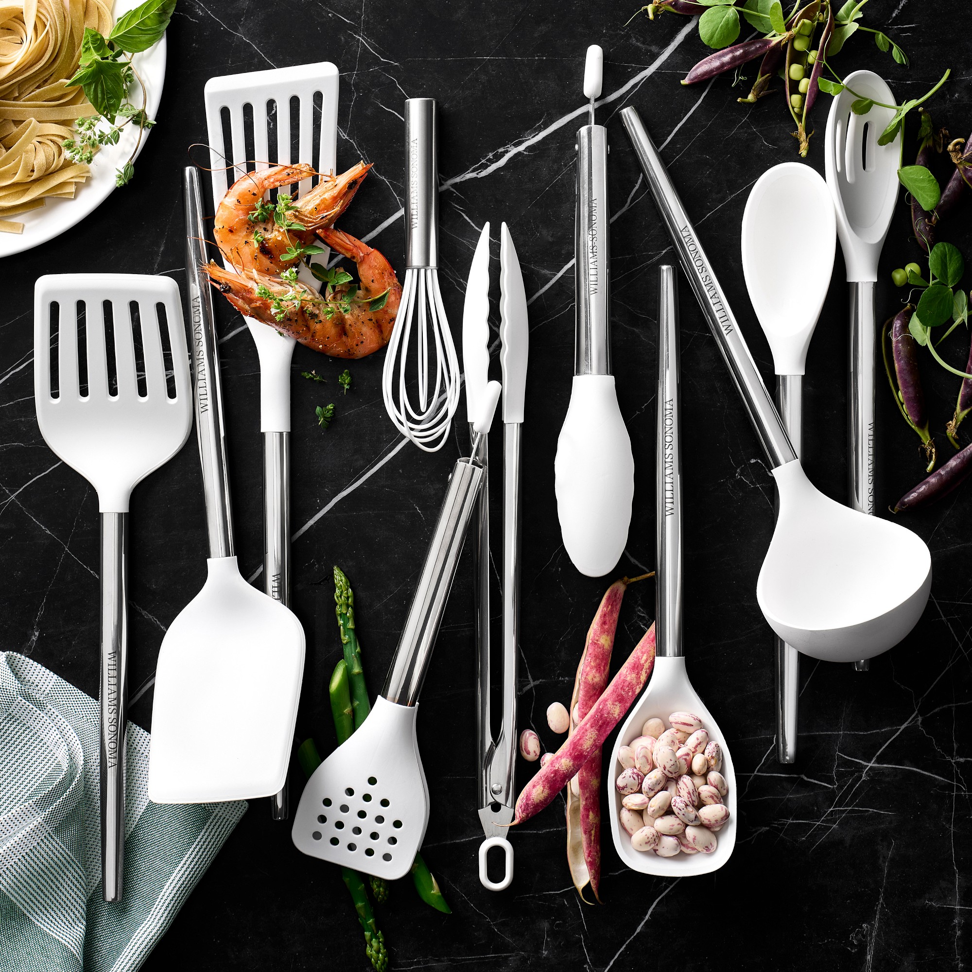 Williams Sonoma Stainless-Steel Silicone Spoon