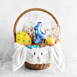 Pottery Barn Kids x Williams Sonoma Small Fur Bunny Easter Basket