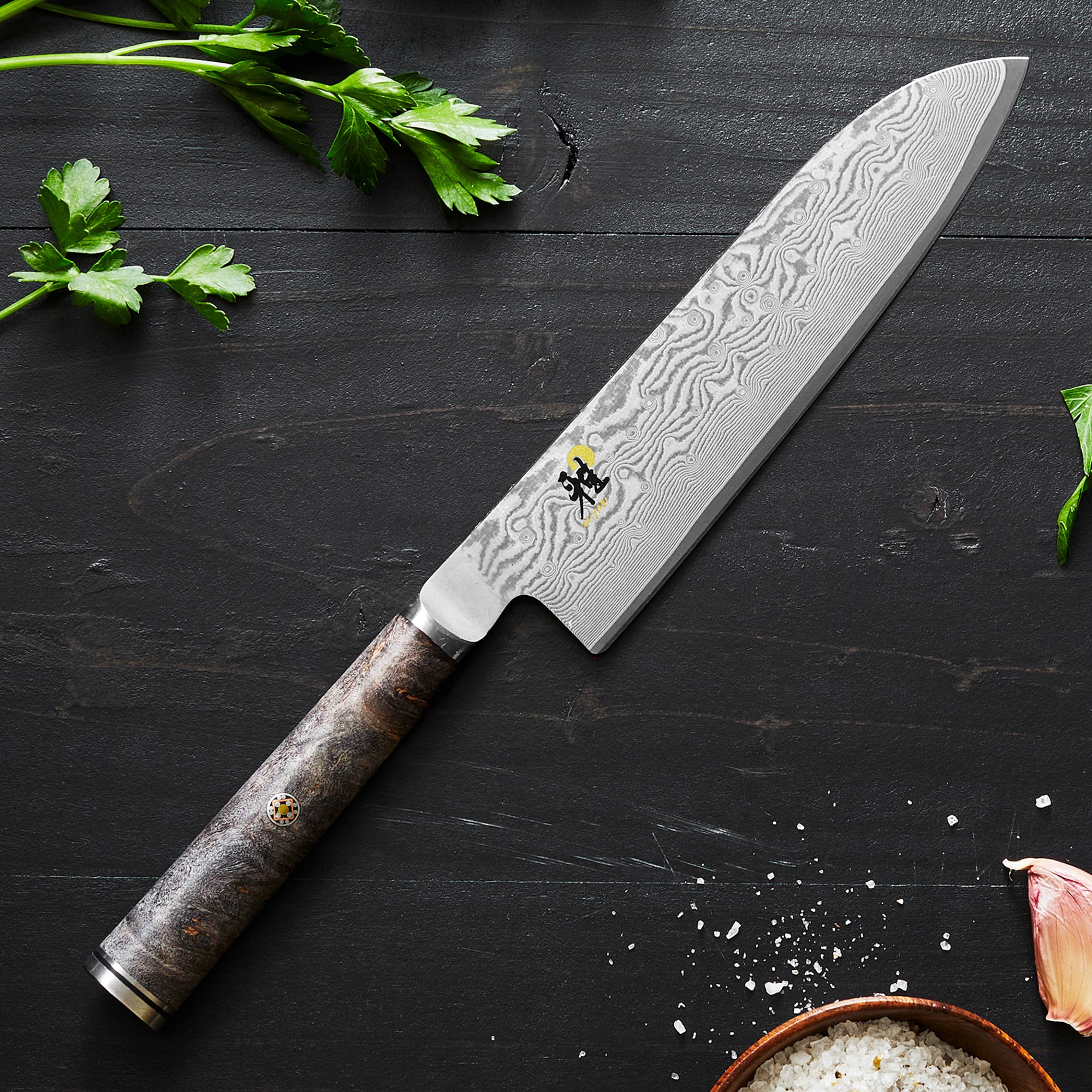 Miyabi Black Santoku Knife, 5 1/2