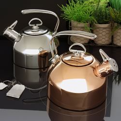 Chantal Copper Whistling Tea Kettle