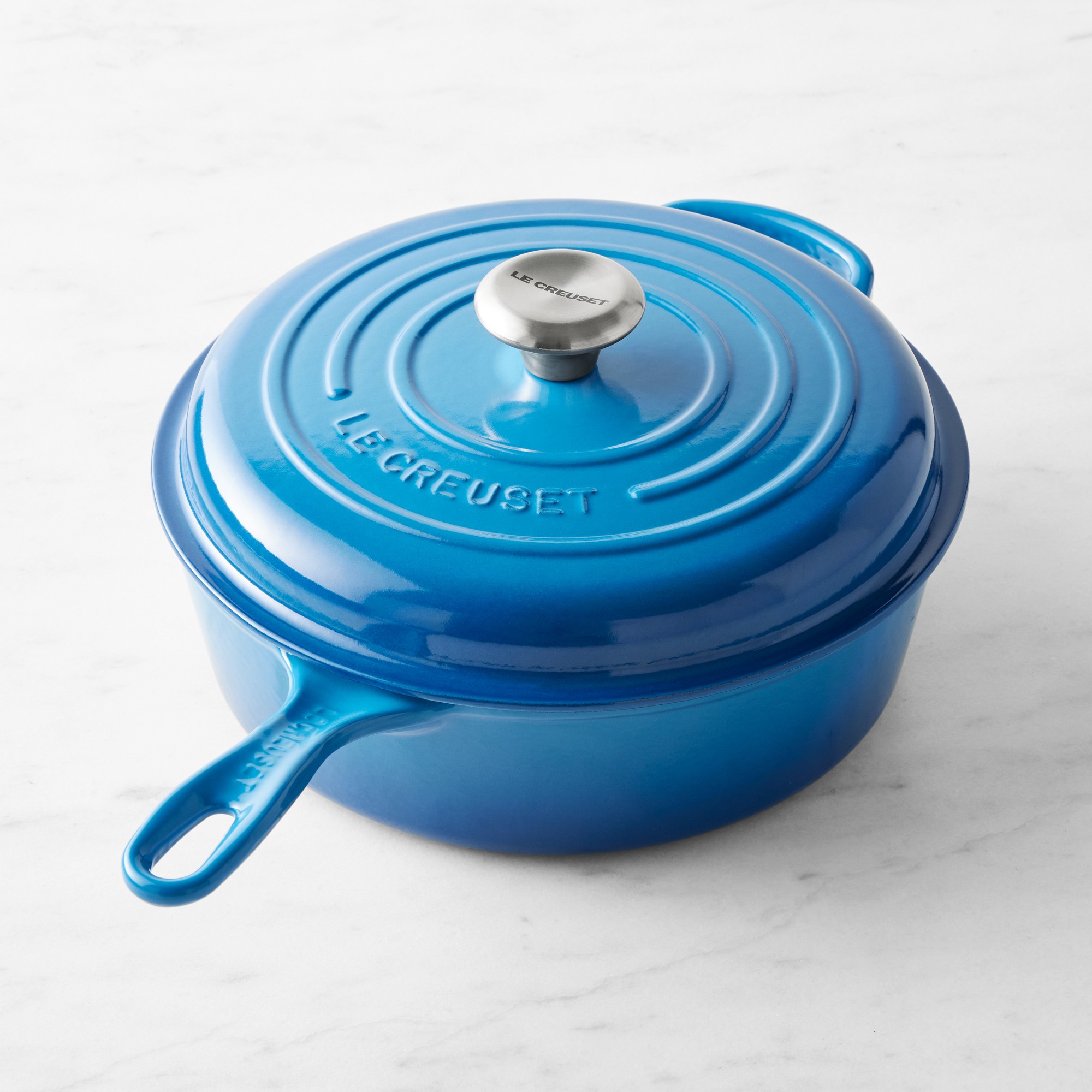 Le Creuset Enameled Cast Iron Cassadou Sauté Pan, 3 3/4-Qt.