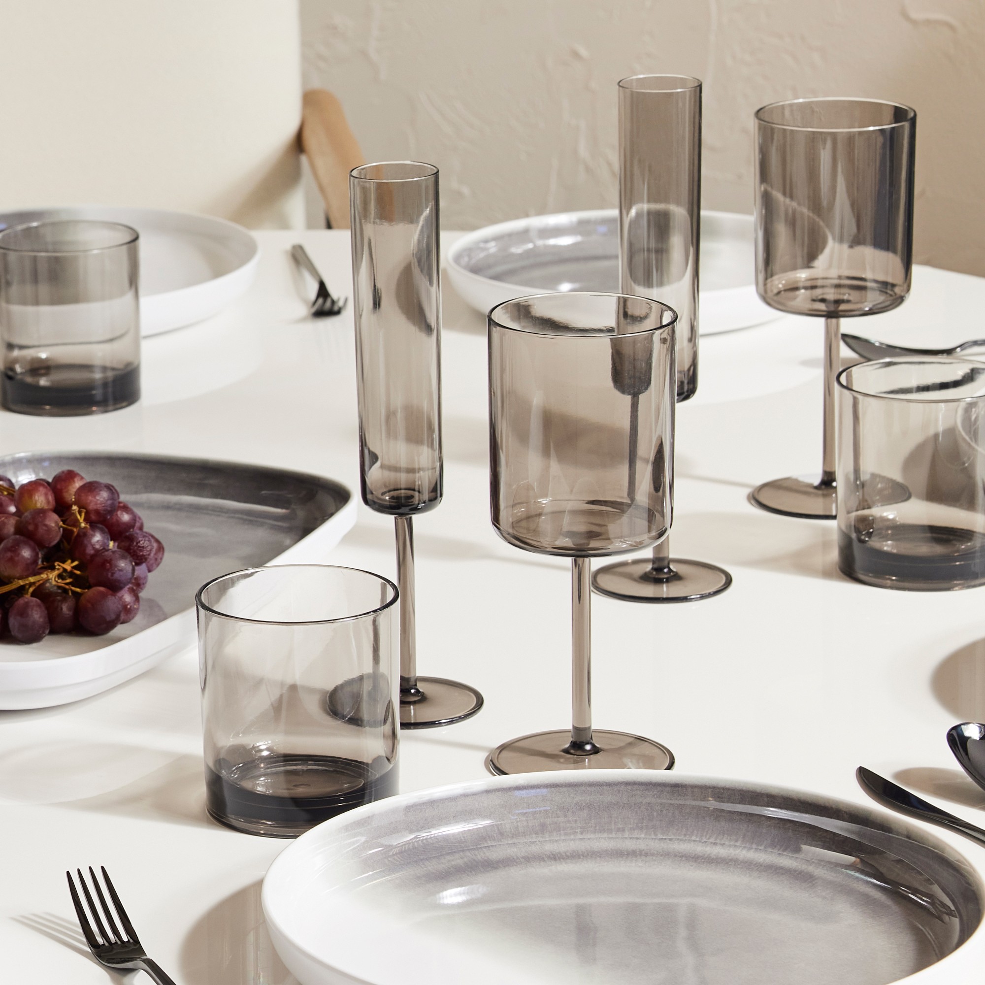 Fortessa Urbo Outdoor Champagne Flutes, Set of 6