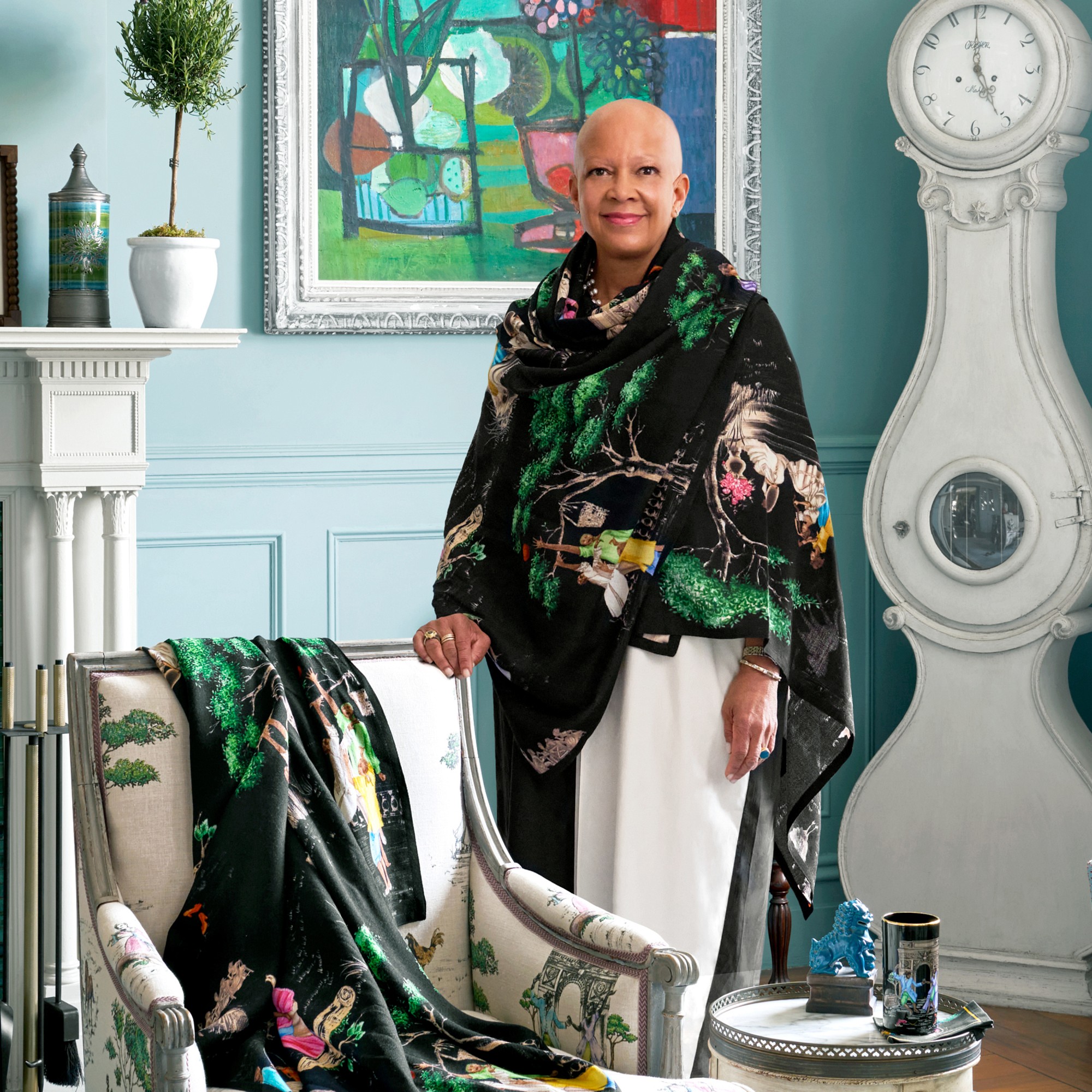 Sheila Bridges x Williams Sonoma Home Turned Walnut Picture Frame