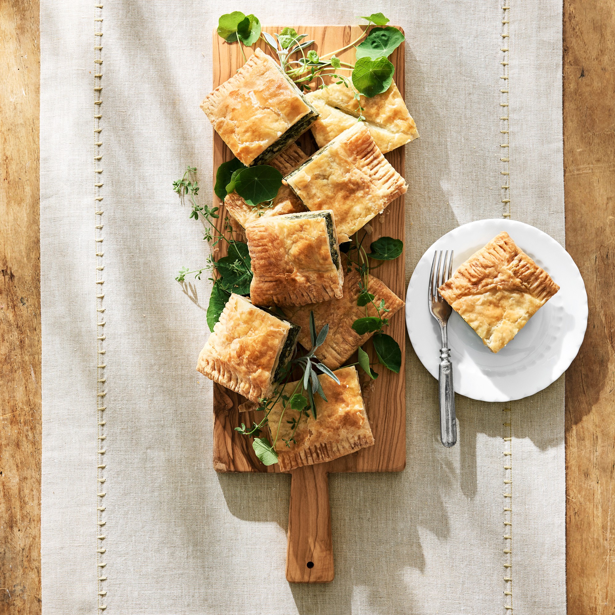 Linen Double Hemstitch Table Runner