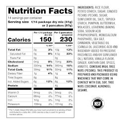 Williams Sonoma Gluten-Free Pumpkin Pecan Pancake & Waffle Mix