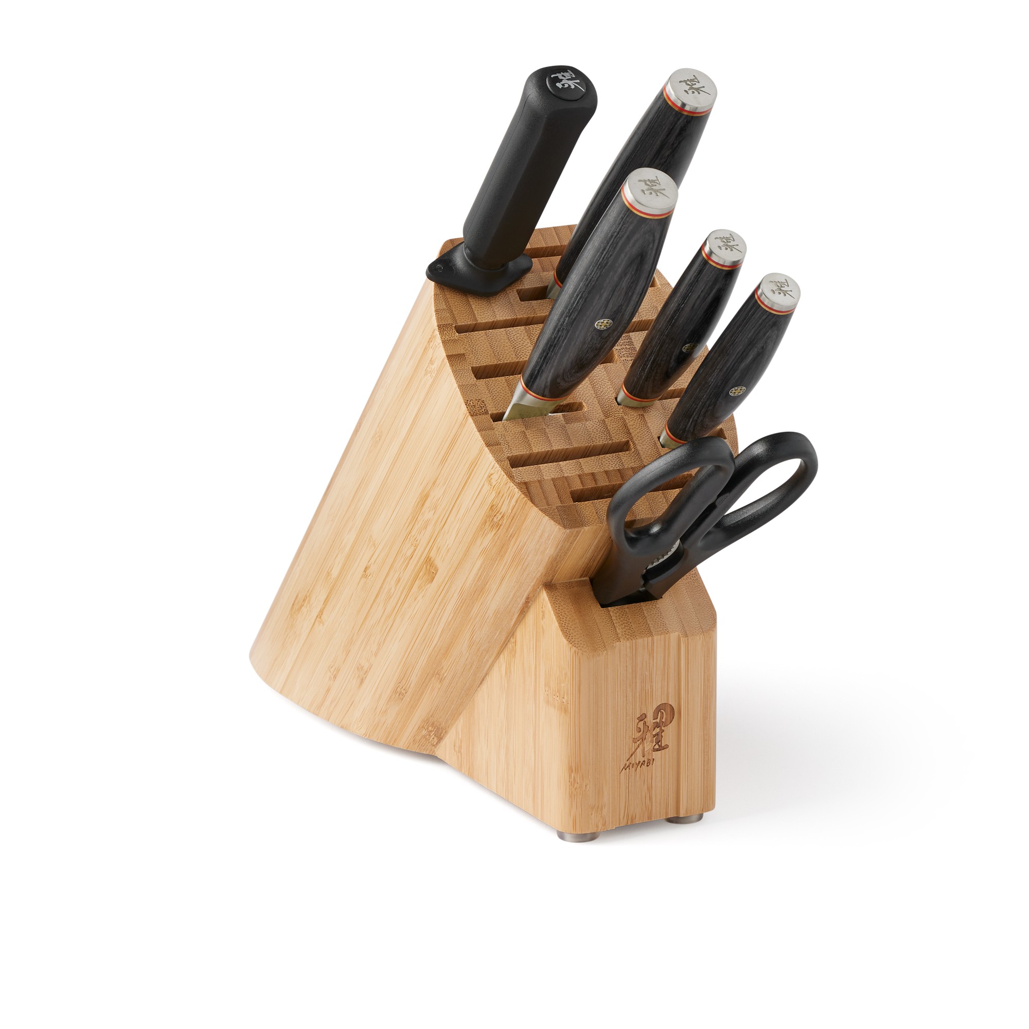 Miyabi Tenmei Knife Block, Set of 7