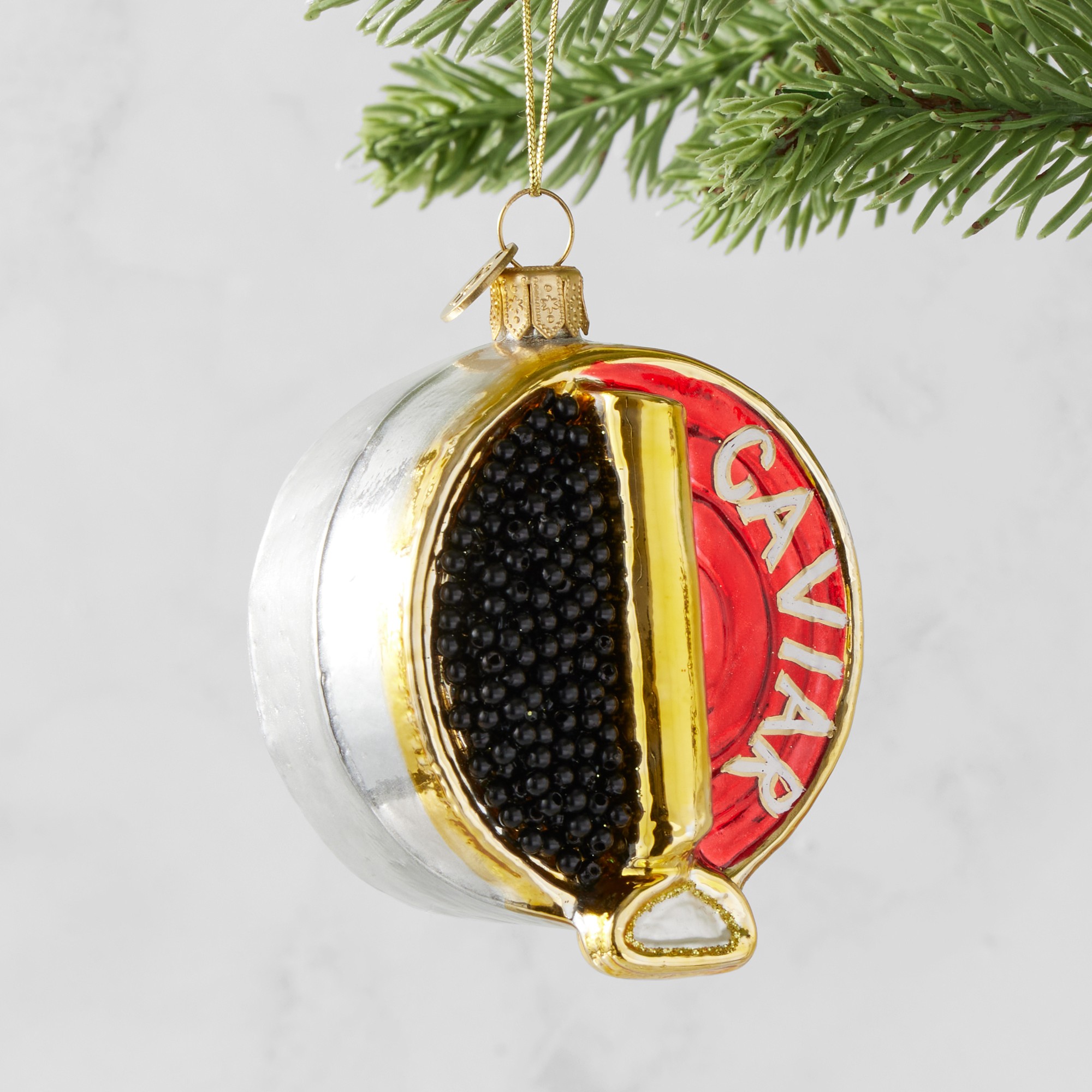 Champagne & Caviar Party Ornaments
