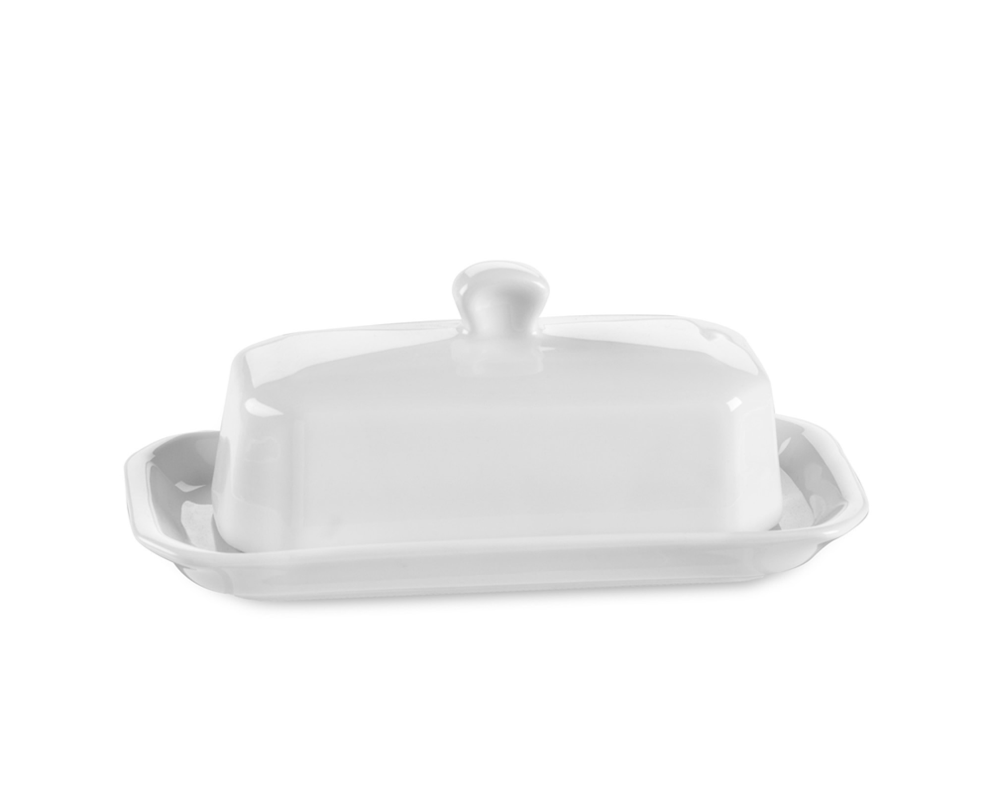 Pillivuyt Porcelain Covered Butter Dish