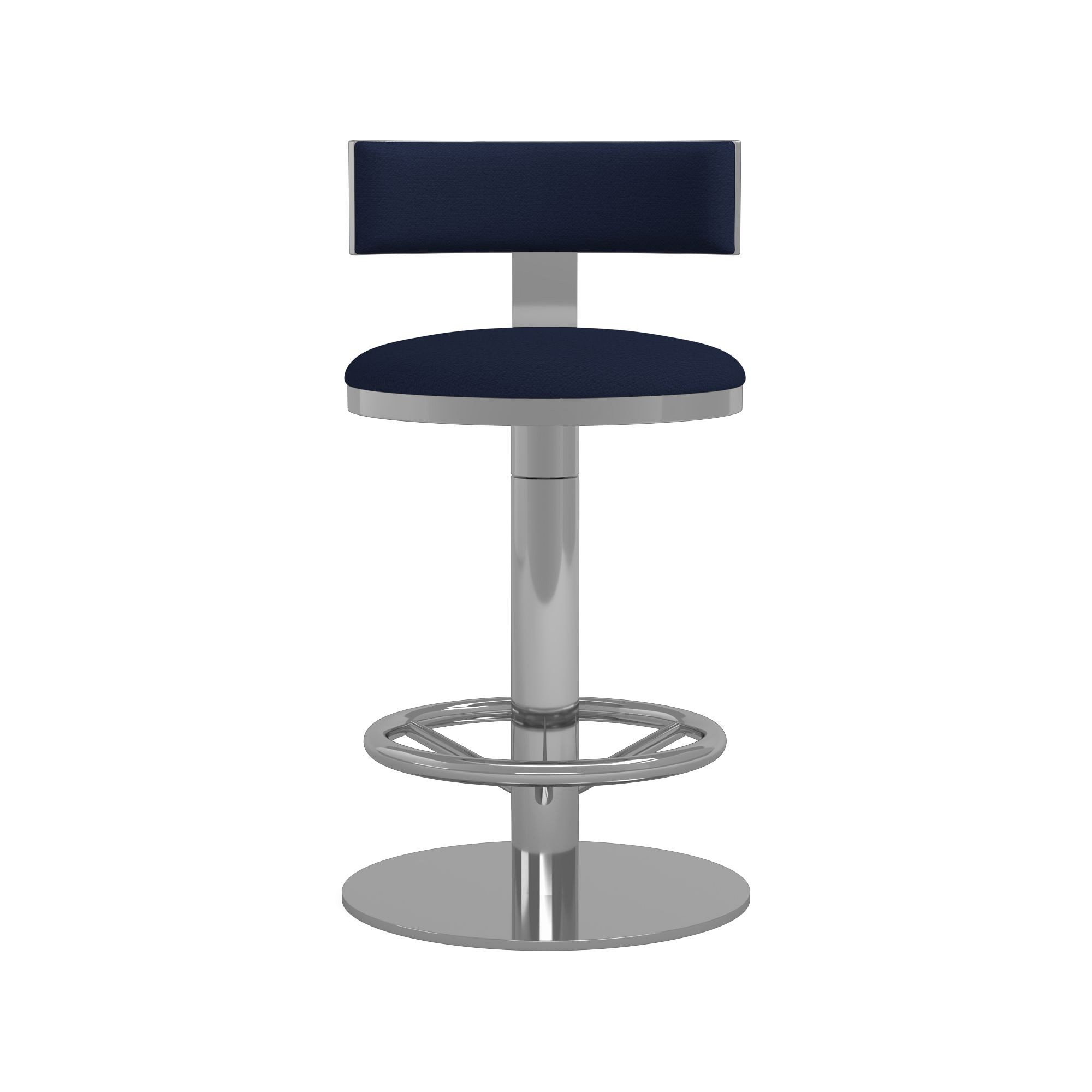 Larkin Upholstered Pedestal Counter & Bar Stool