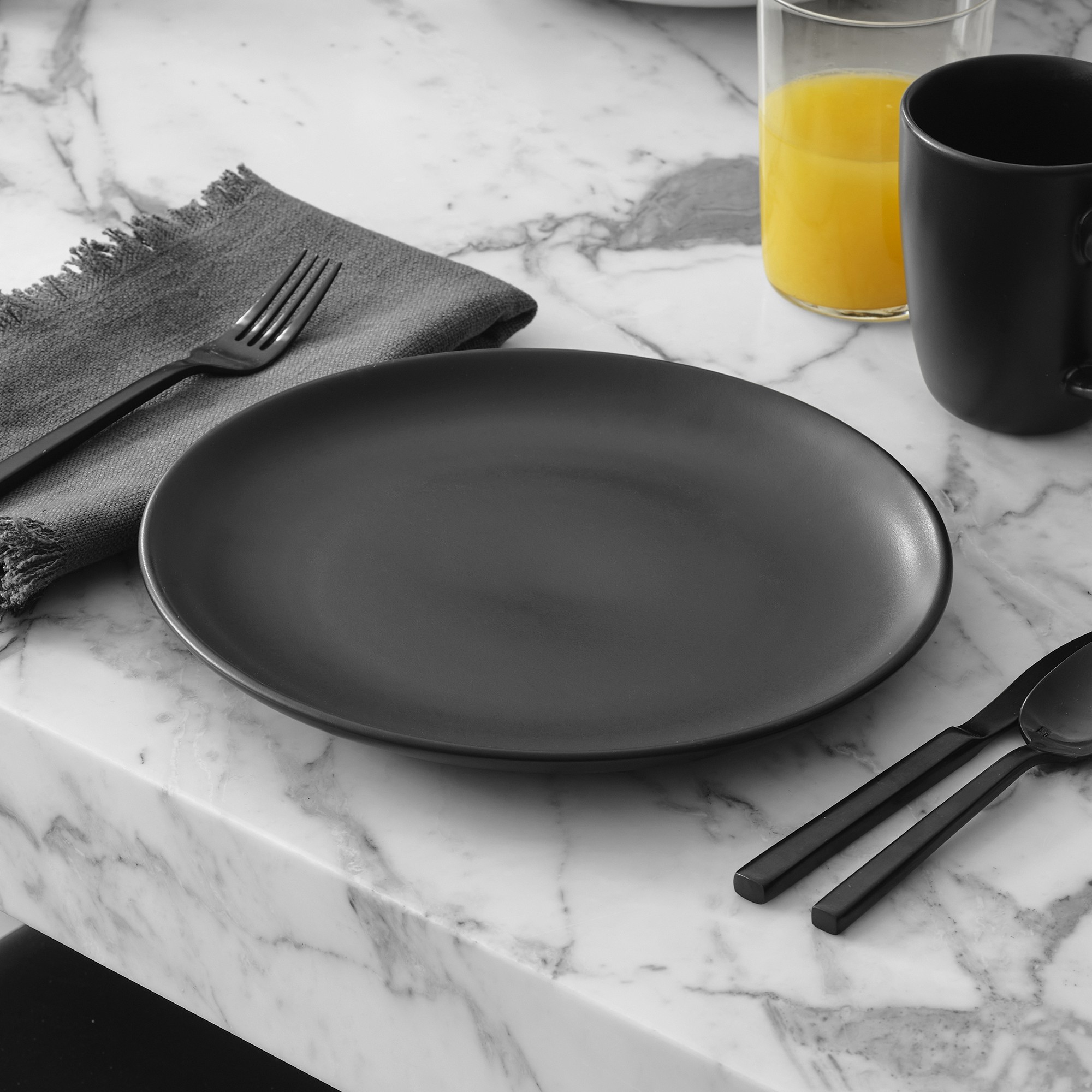 Open Kitchen by Williams Sonoma Matte Coupe Dinner Plates, Set of 4