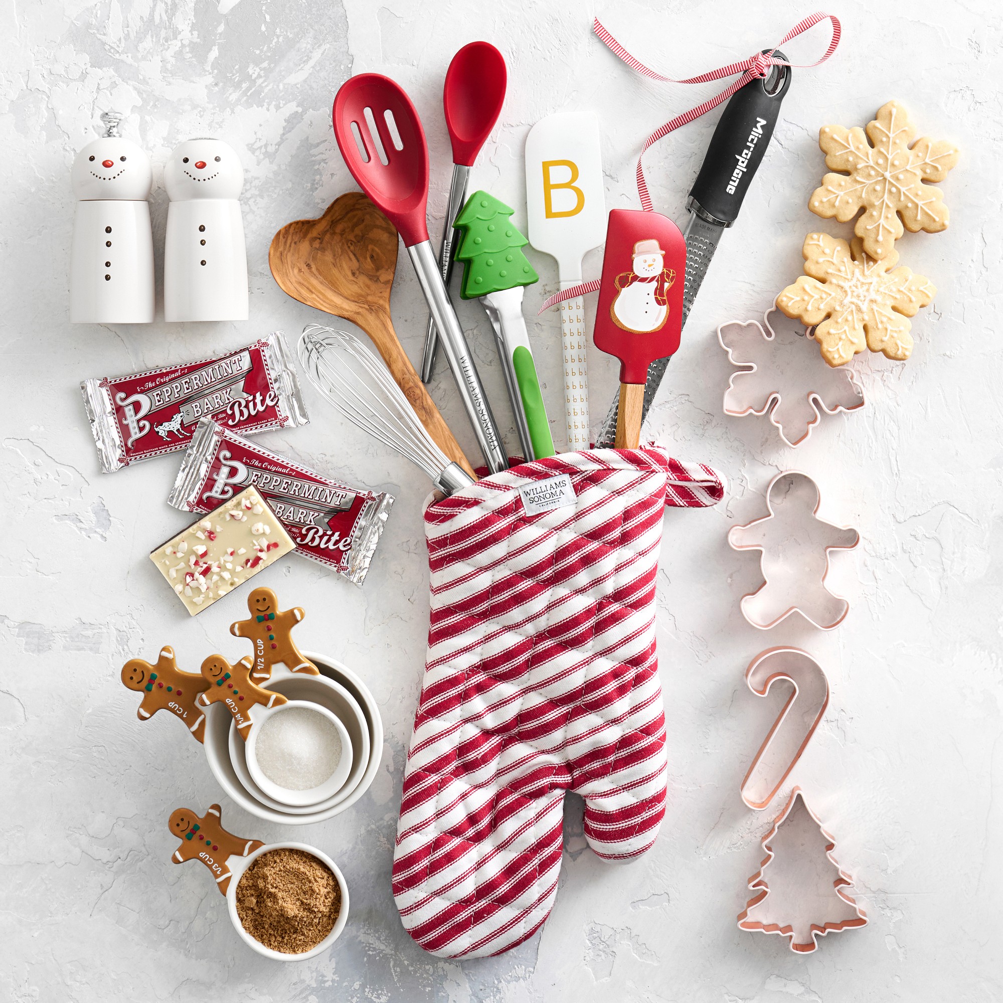 Williams Sonoma Peppermint Bark Bites, Set of 4