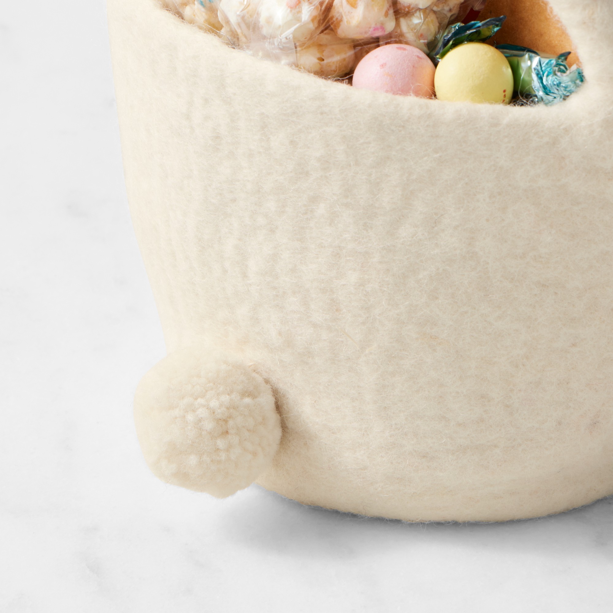 West Elm x Williams Sonoma Felt Bunny Easter Bucket