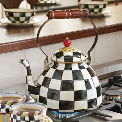 MacKenzie-Childs Courtly Check Tea Kettle