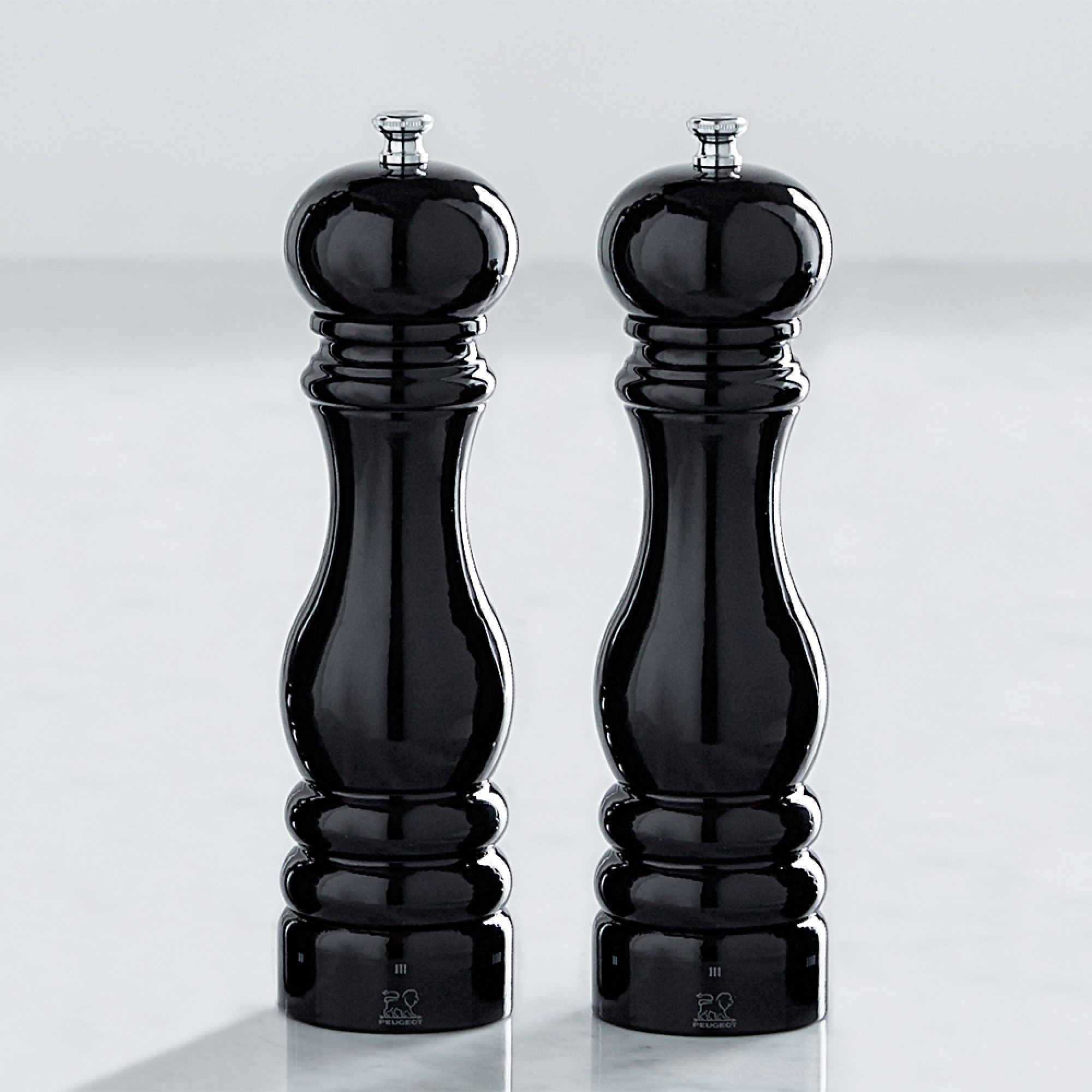 Peugeot Paris U Select Salt & Pepper Mills, Black Laquer