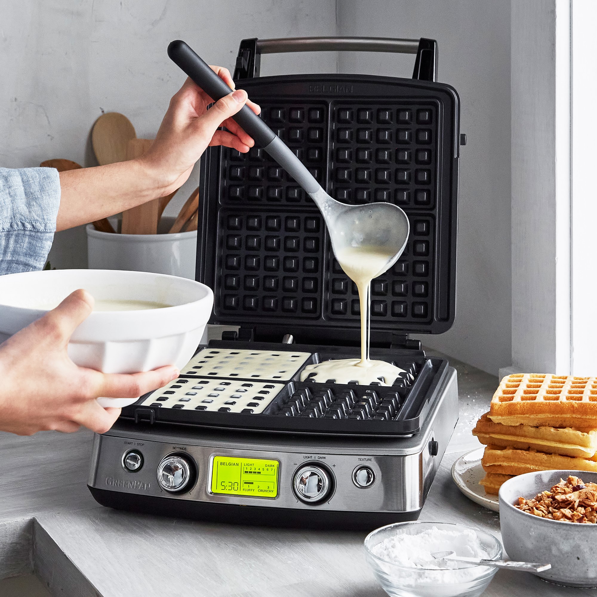 GreenPan™ Premiere Square Waffle Maker