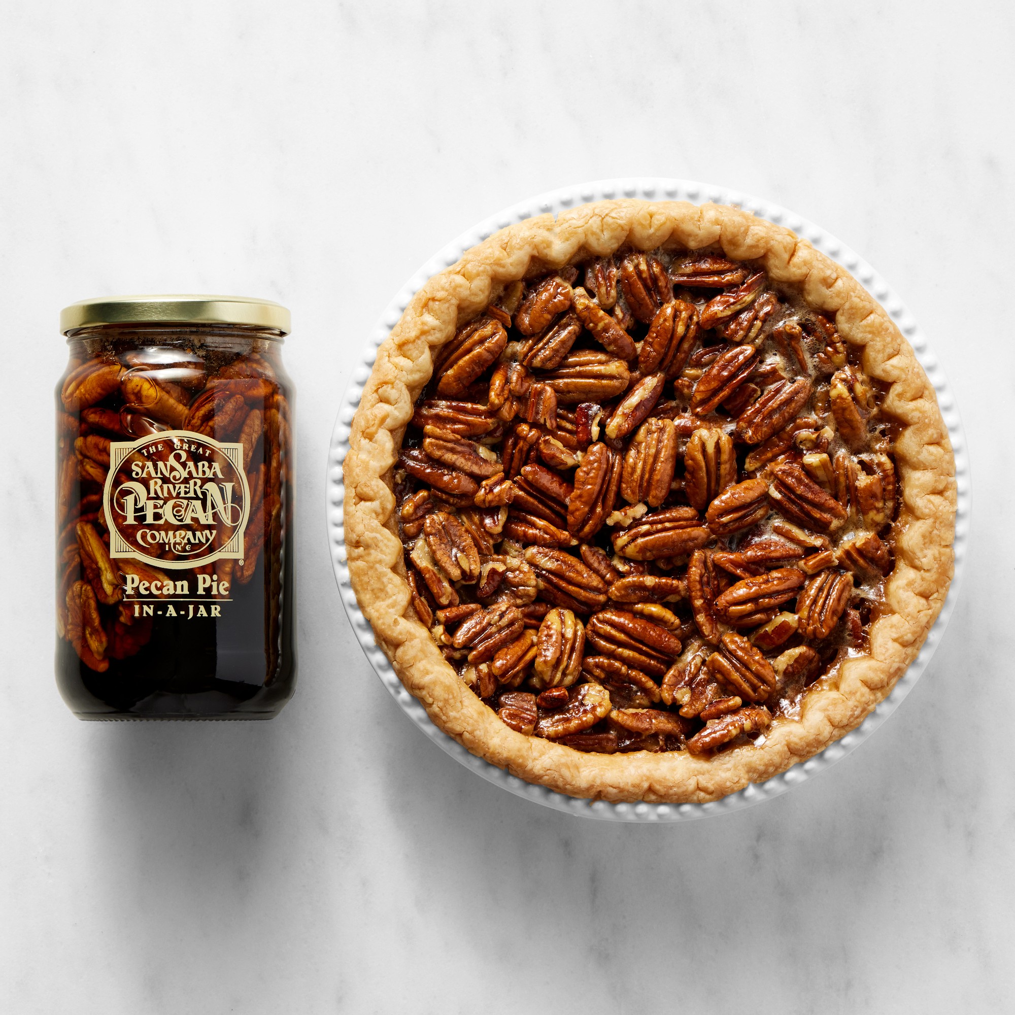 The Great San Saba River Pecan Company Pecan Pie In-A-Jar
