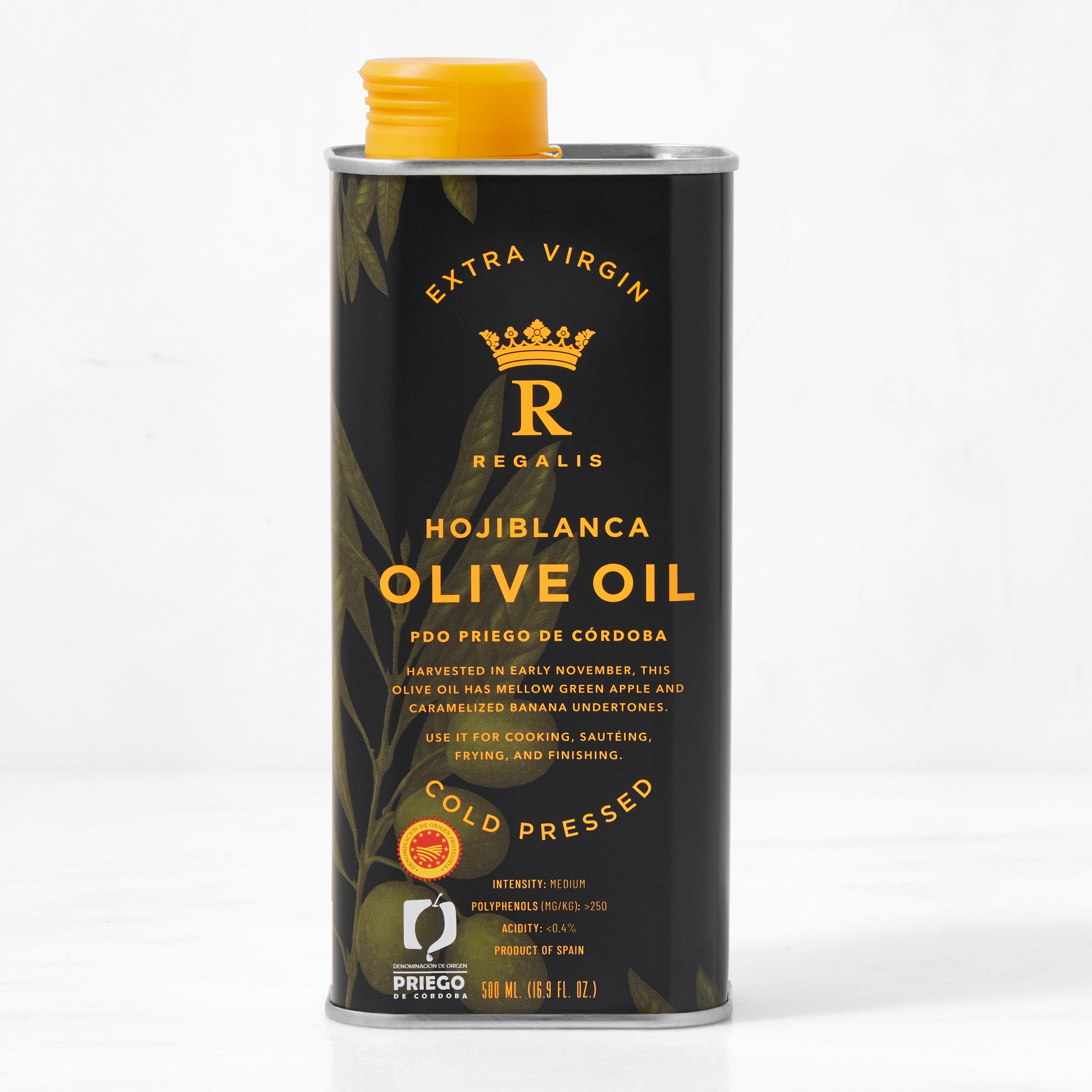 Regalis Hojiblanca Olive Oil Tin