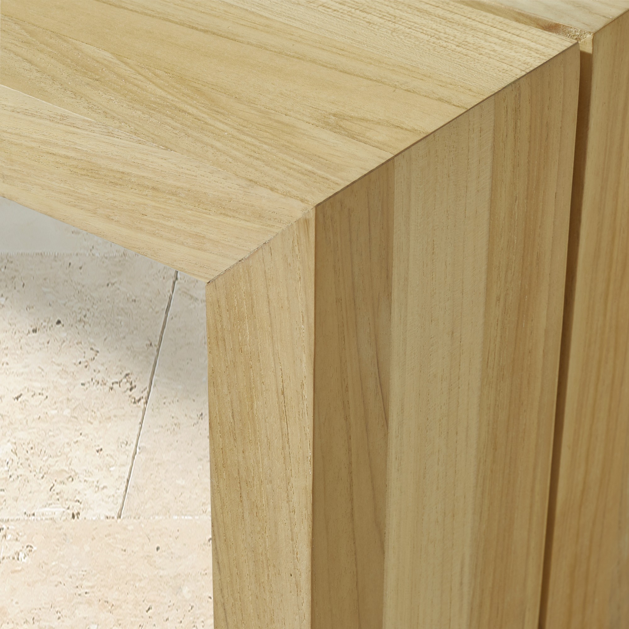 Larnaca Outdoor Teak Dining Bench (46