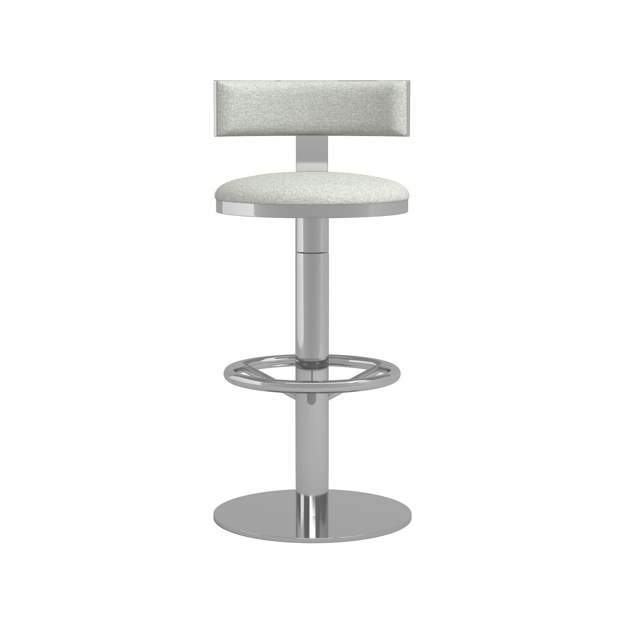 Larkin Upholstered Pedestal Counter & Bar Stool