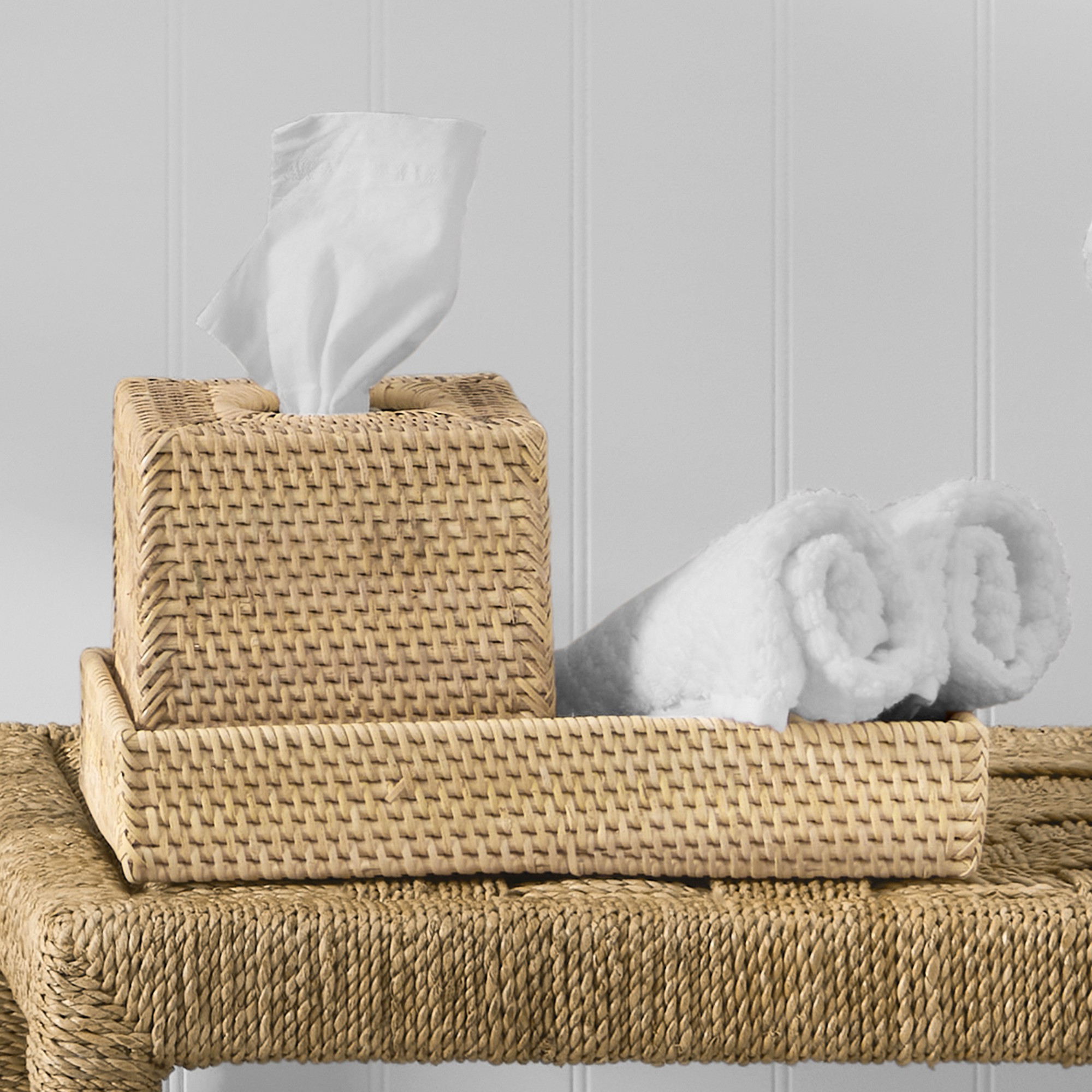 Hold Everything In Drawer and Countertop Woven Trays, Set of 3