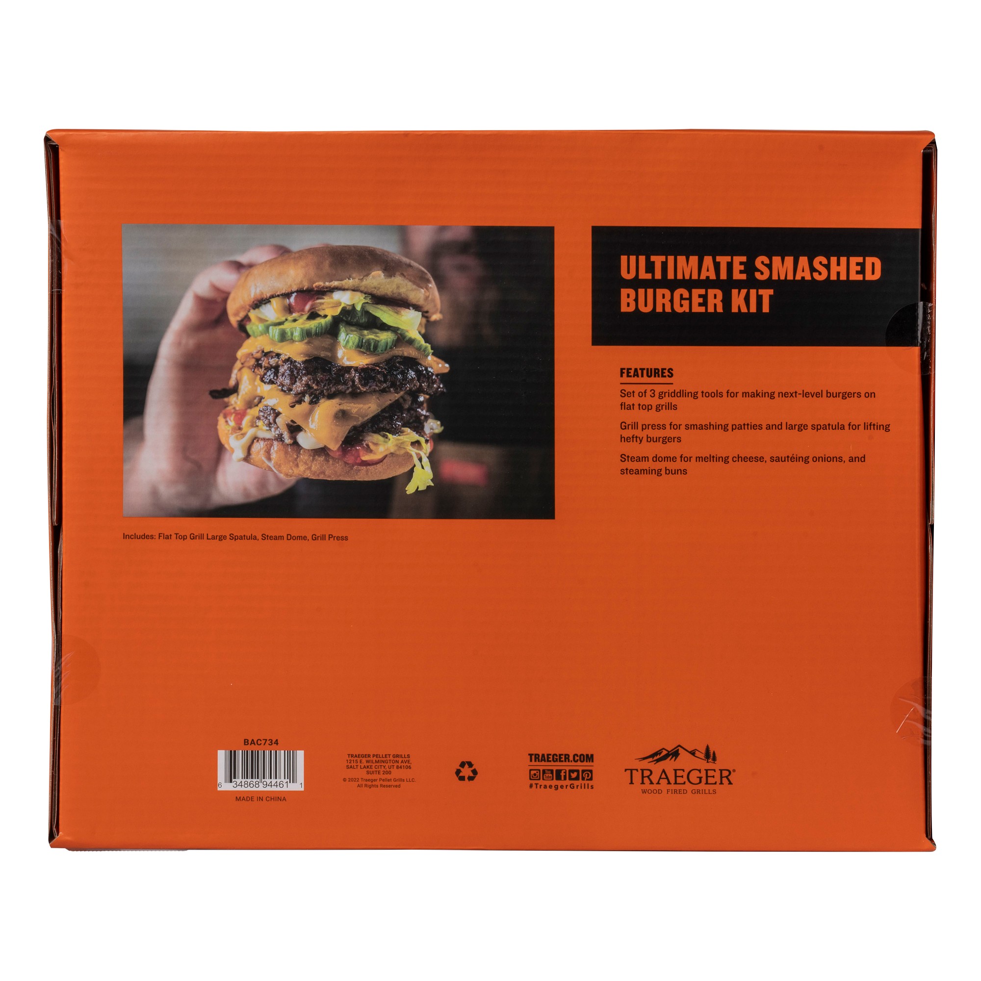 Traeger Flat Top Smashburger Kit