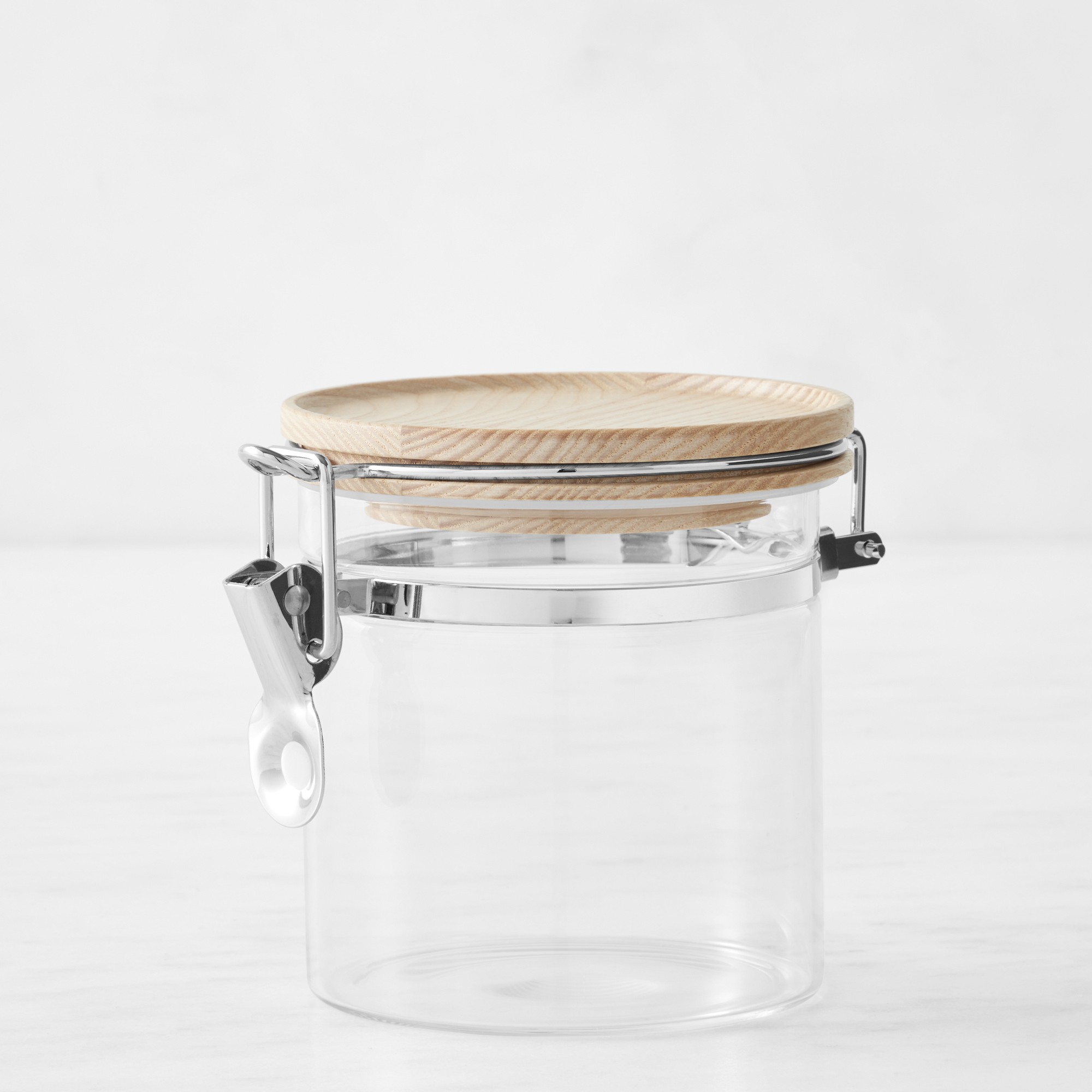 Hold Everything Stackable Glass Canister with Clamp