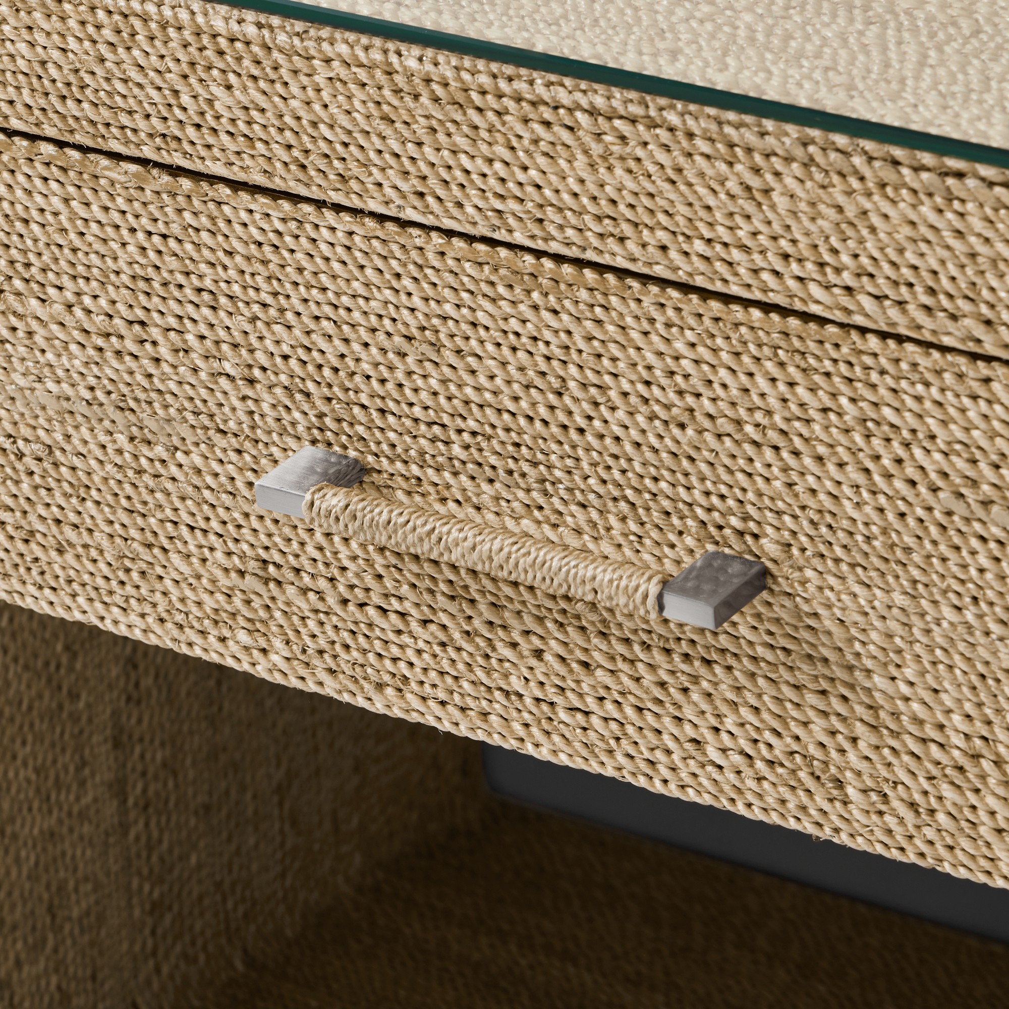 Point Reyes 1-Drawer Woven Nightstand (32