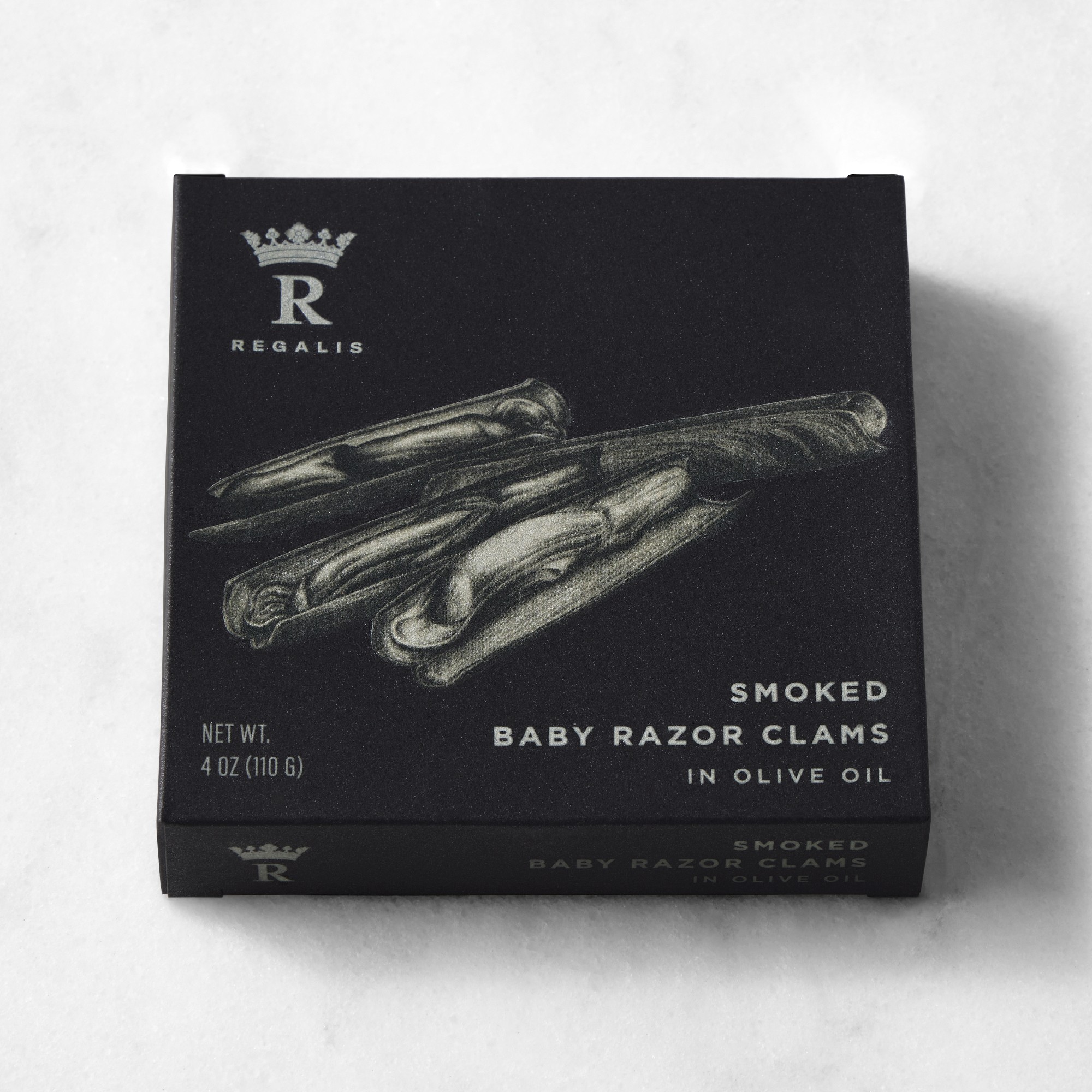 Regalis Tinned Smoked Baby Razor Clams