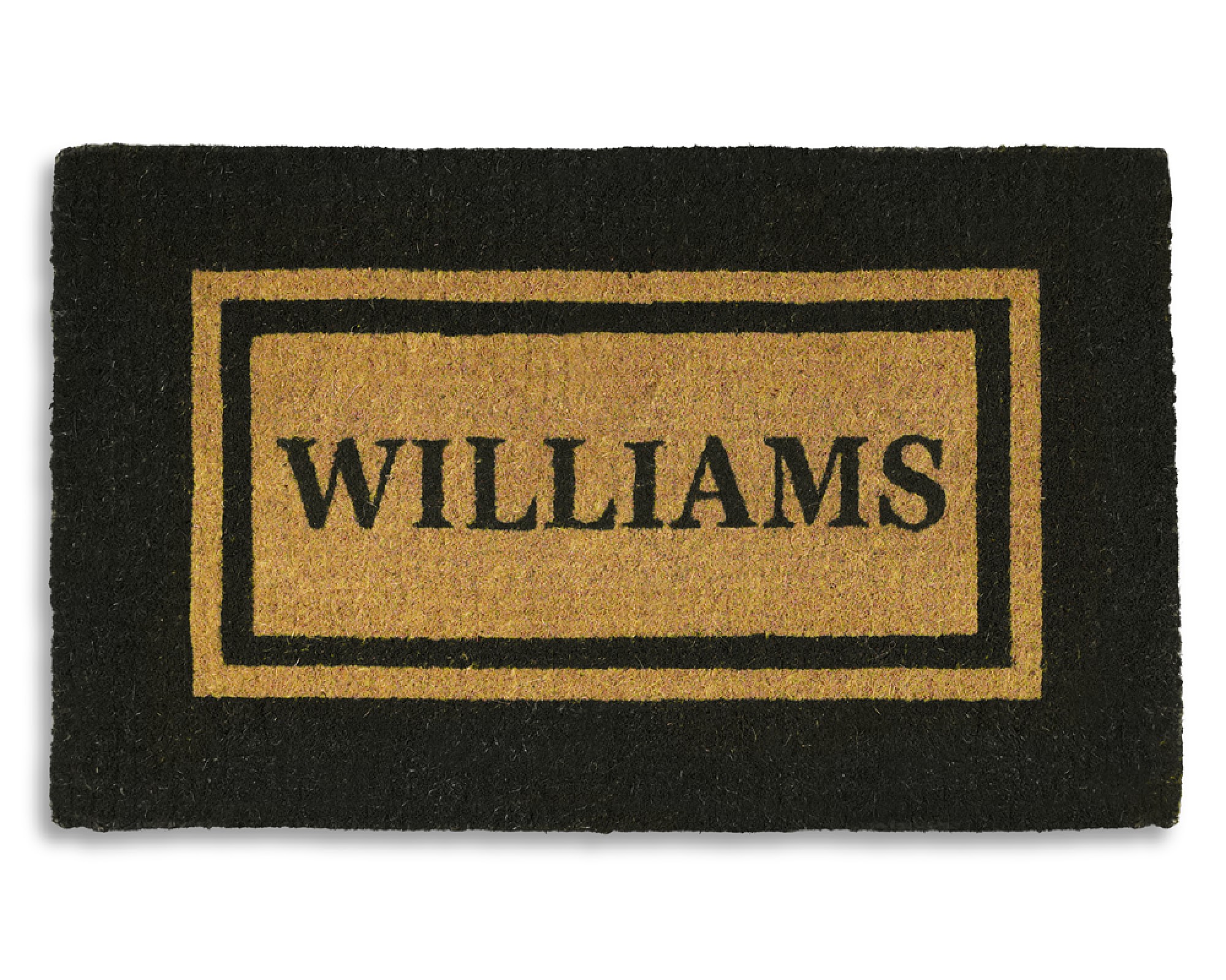 Personalized Double Border Doormat