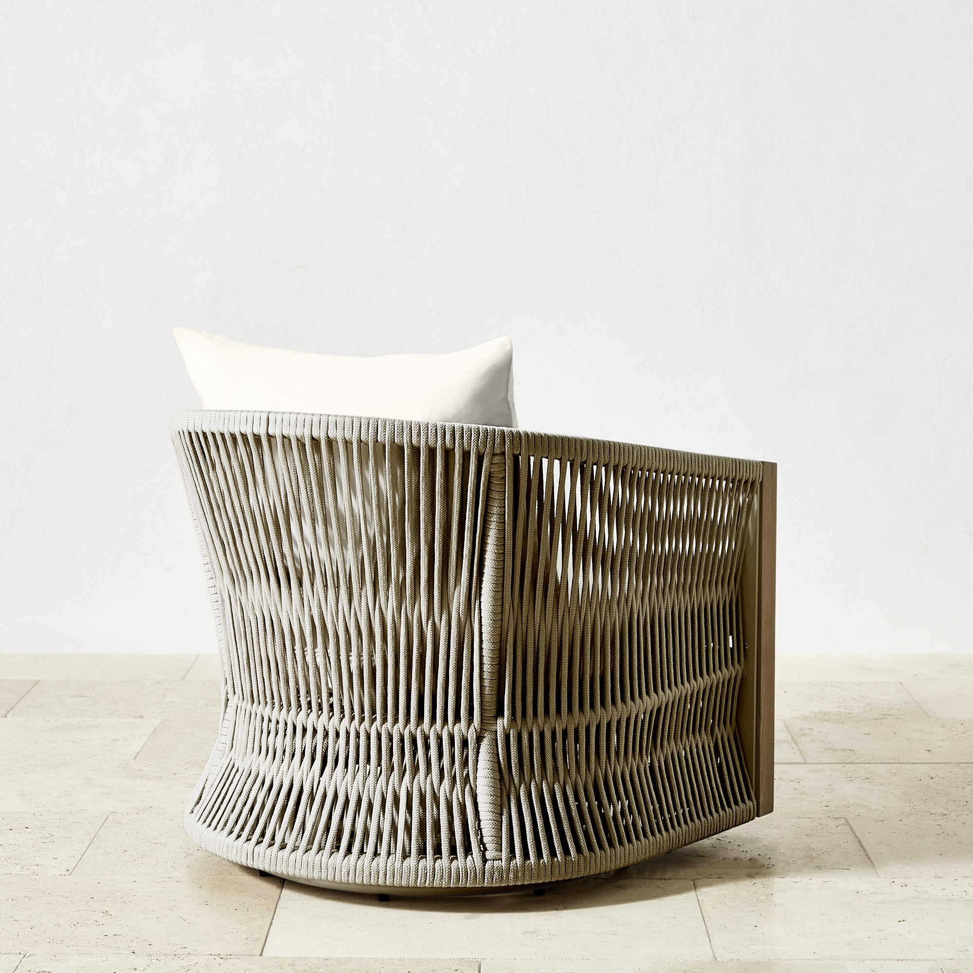 Pasadena Outdoor Teak Swivel Chair