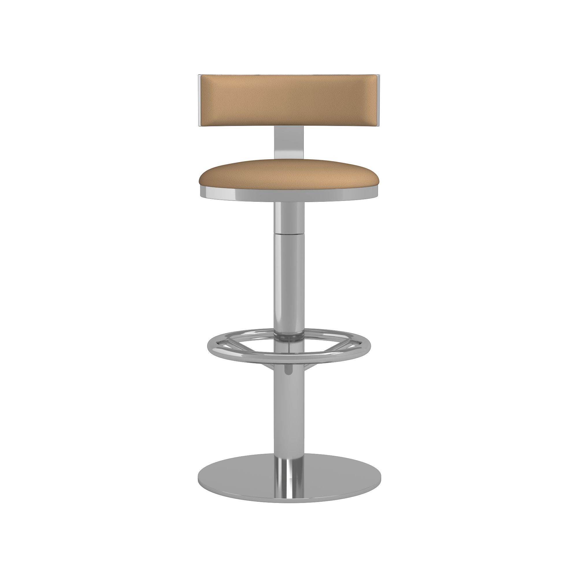 Larkin Upholstered Pedestal Counter & Bar Stool