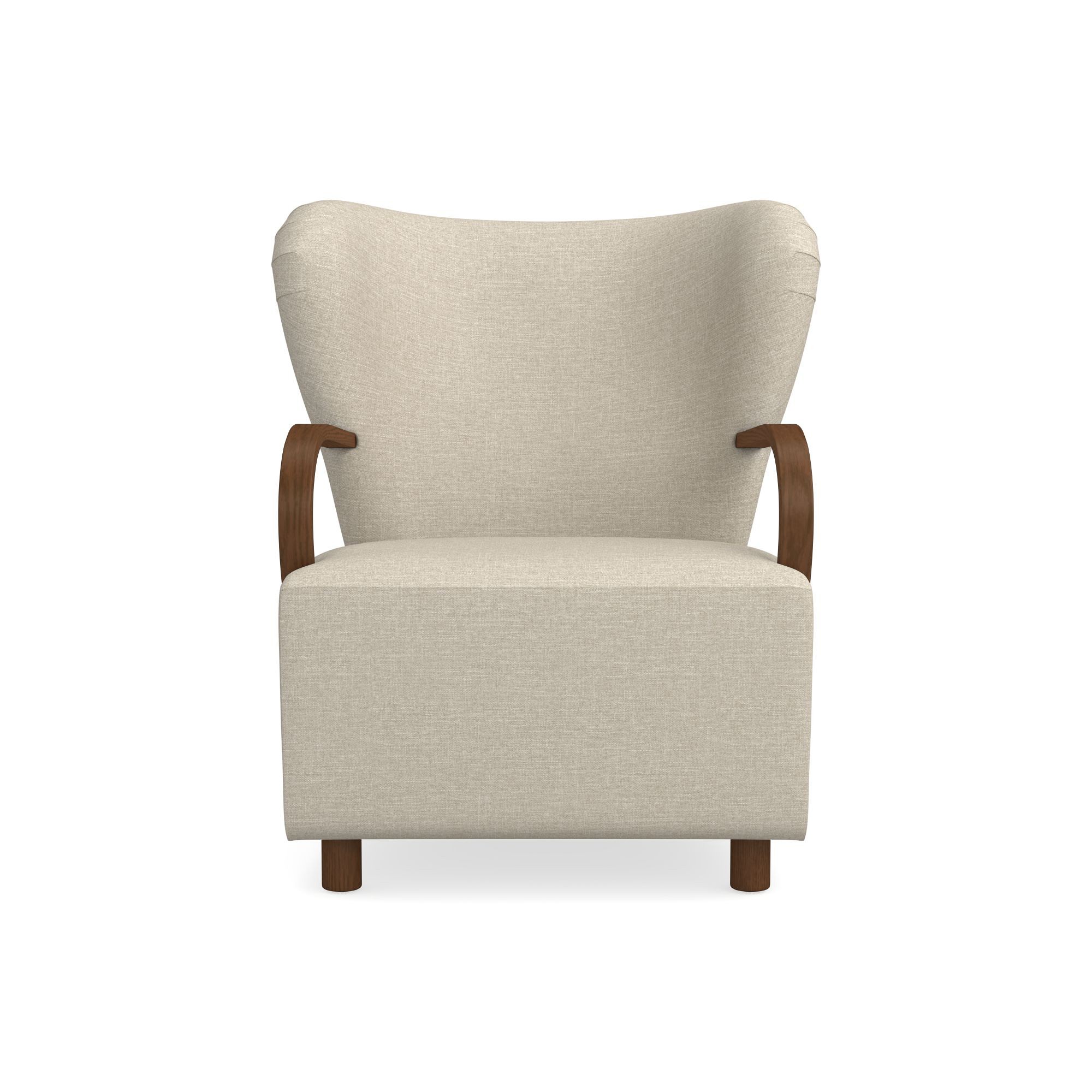 Corban Bentwood Upholstered Occasional Chair