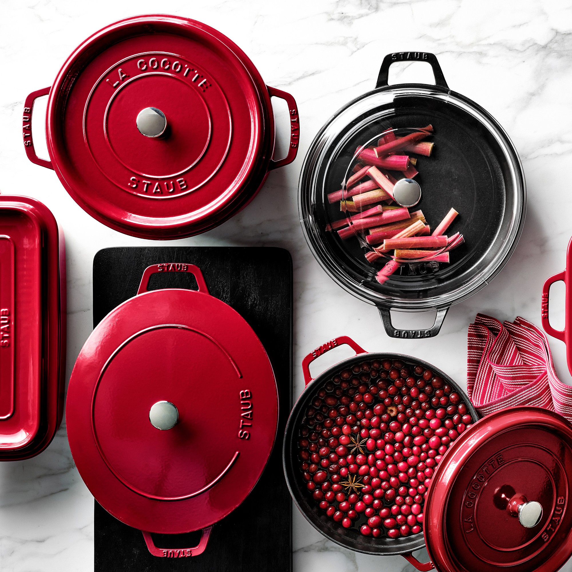 Staub Enameled Cast Iron Wide Oval Dutch Oven, 6 1/4-Qt.