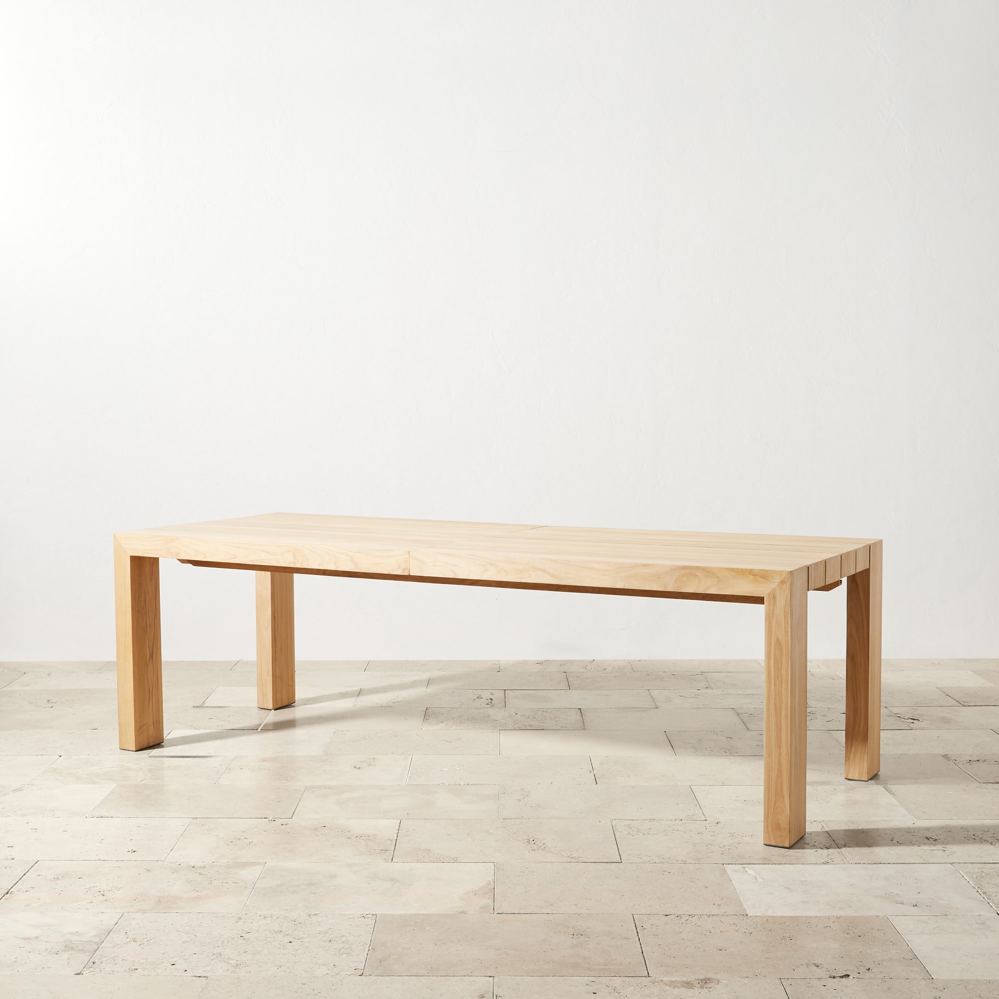 Larnaca Outdoor Teak Extendable Dining Table (72