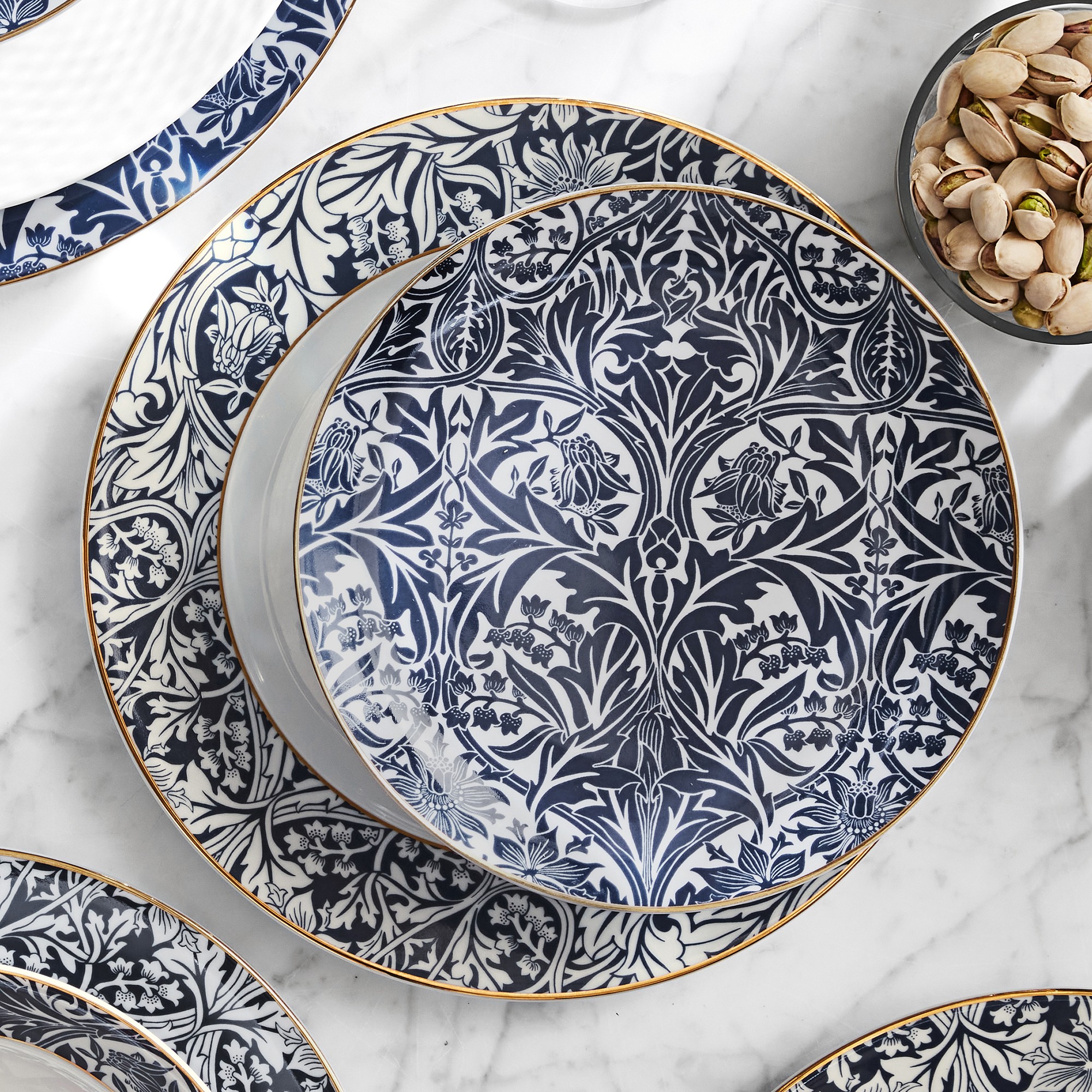 Morris & Co. x Williams Sonoma Bluebell Dinner Plates