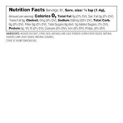 Williams Sonoma Lime Margarita Rimming Salt