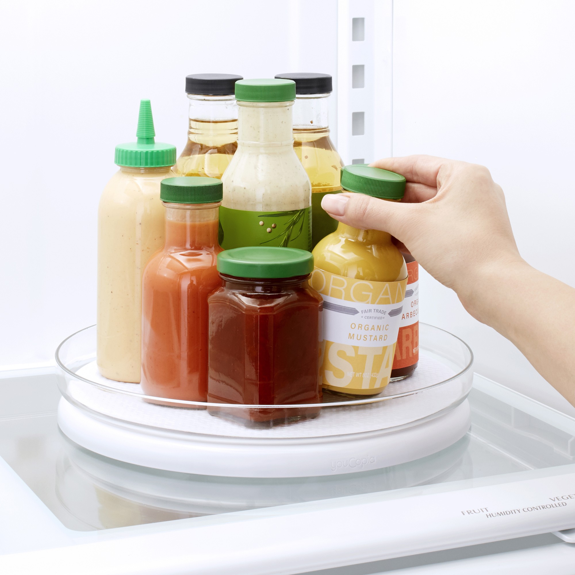 YouCopia FridgeView Fridge Turntable & Mat