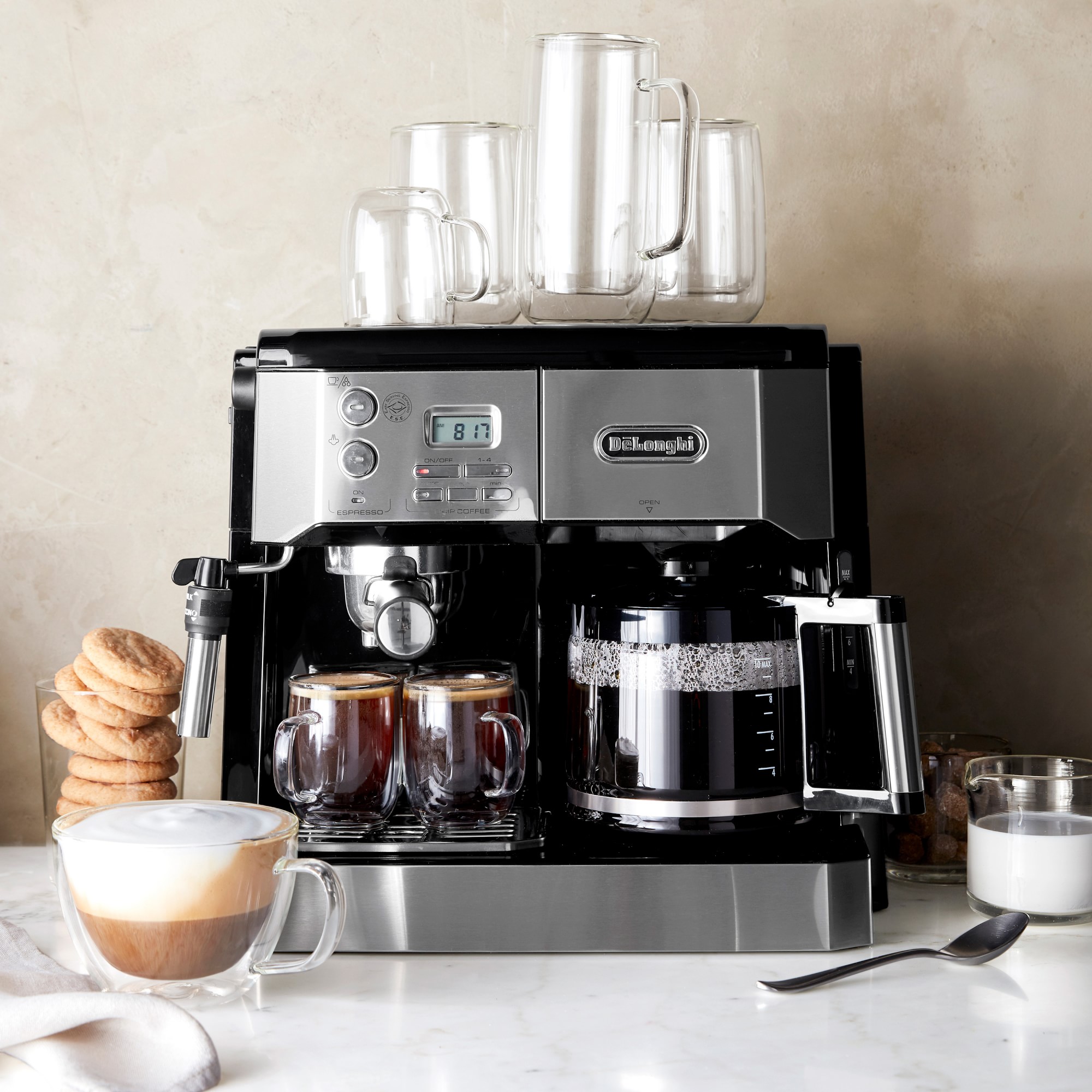 Double-Wall Glass Latte Mugs