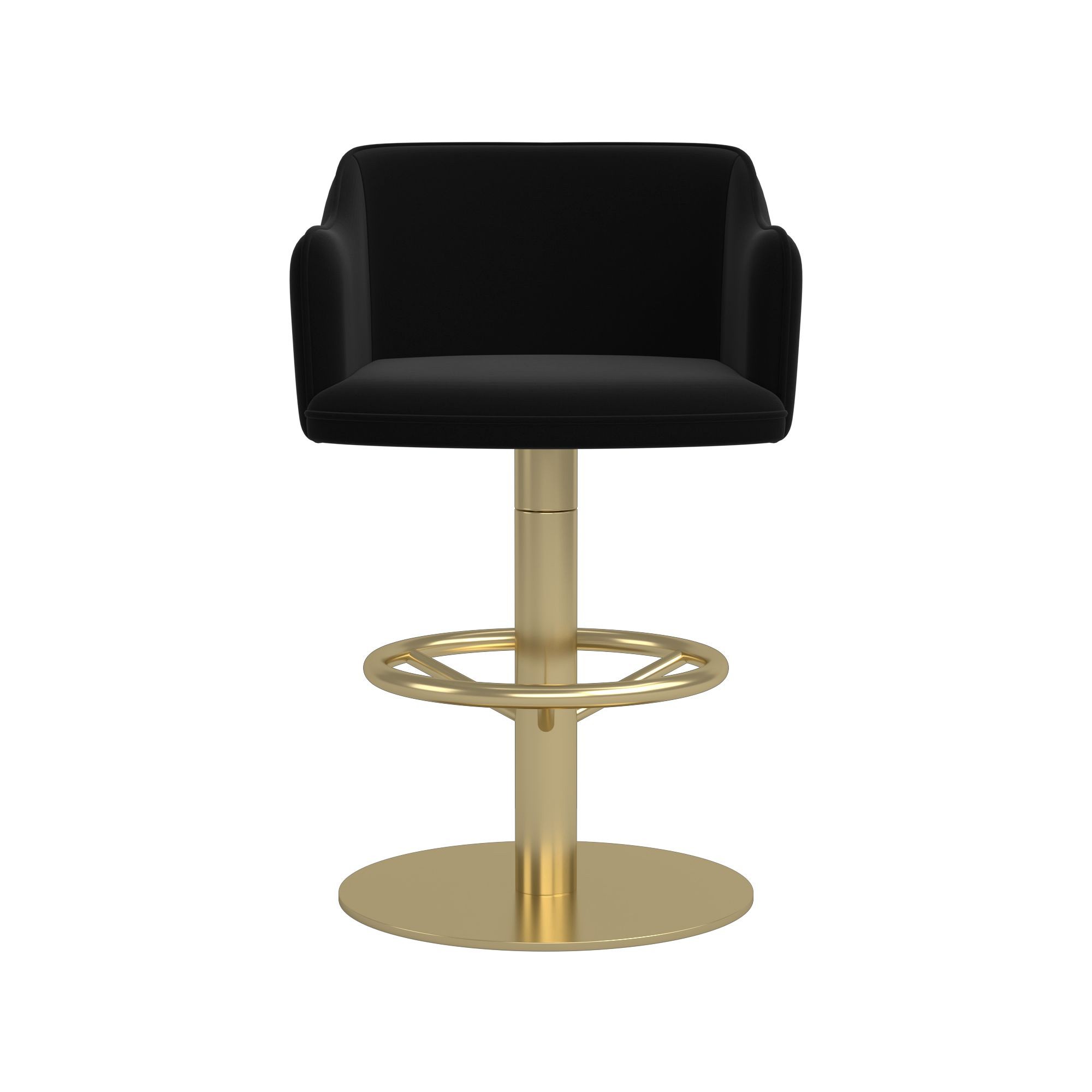 Harding Upholstered Pedestal Counter  & Bar Stool