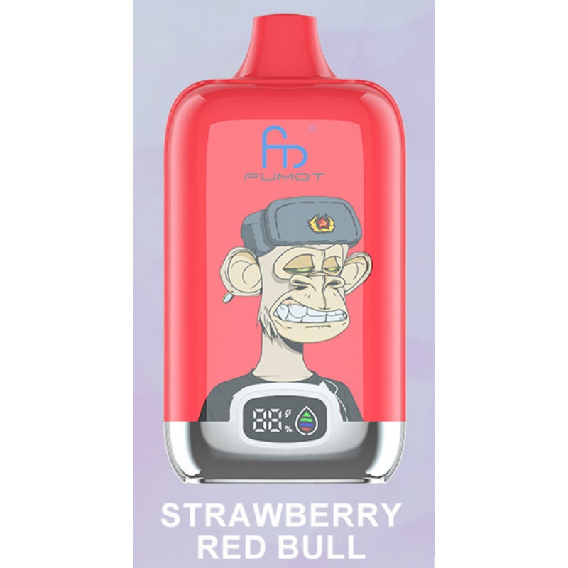 Fumot 12K Strawberry red bull